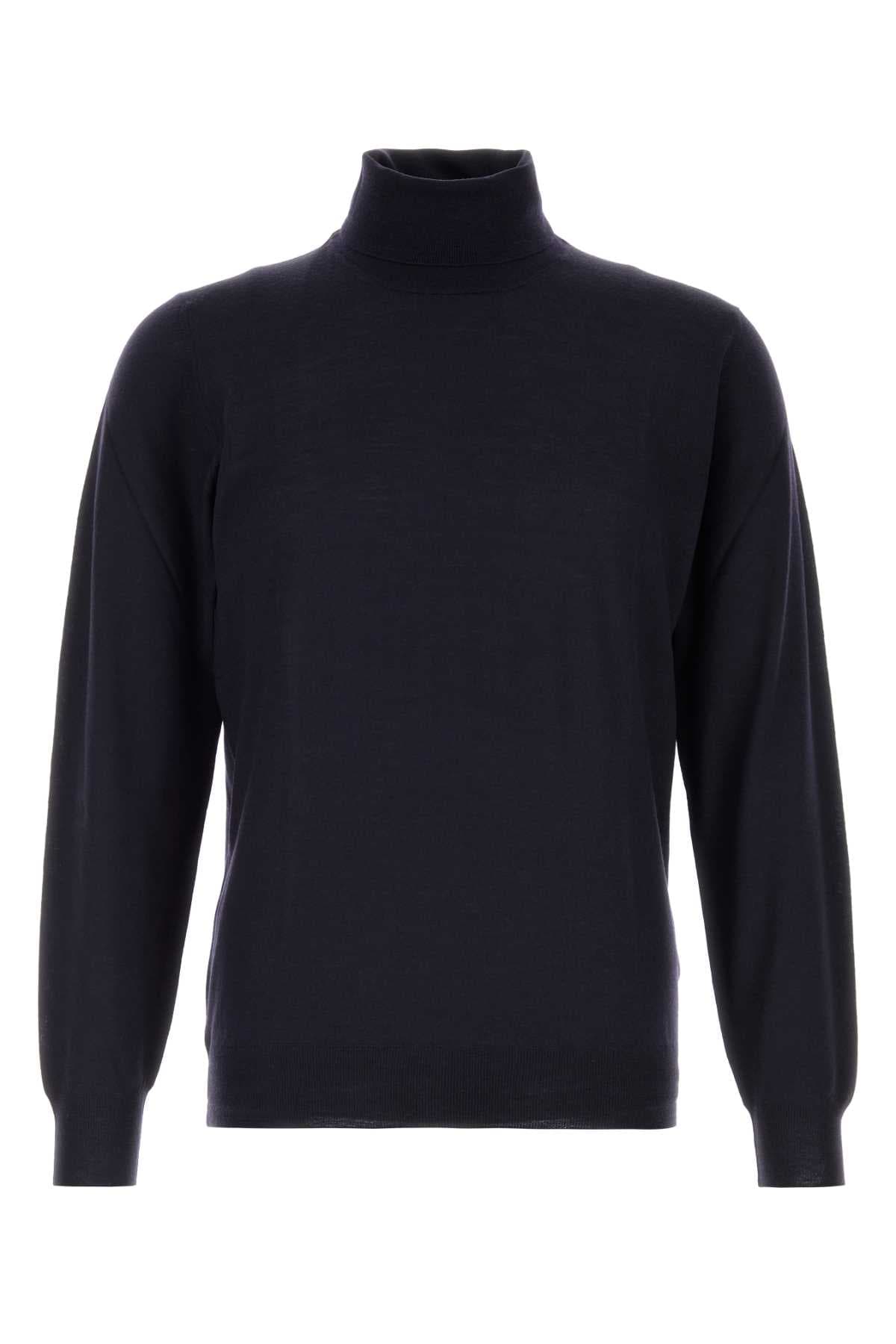 Midnight blue wool sweater