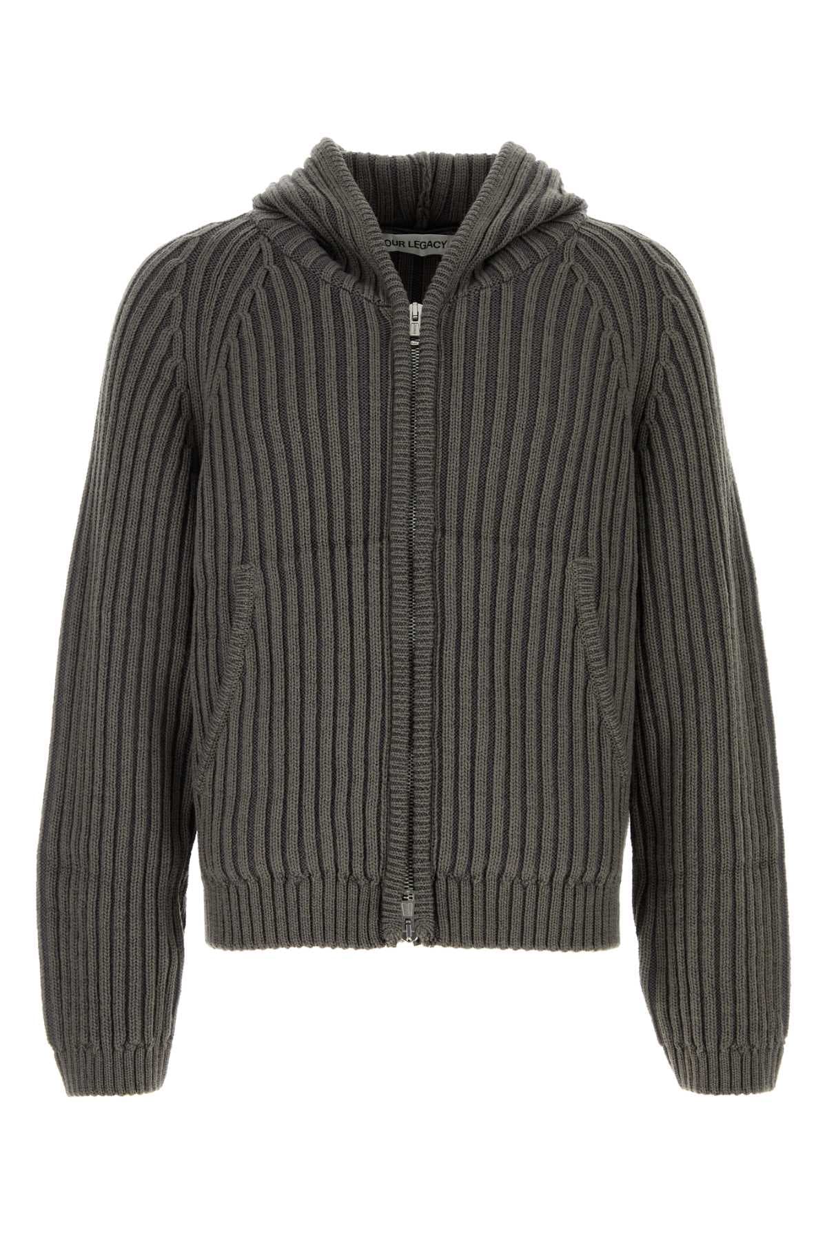 Dark grey wool sweatshirt