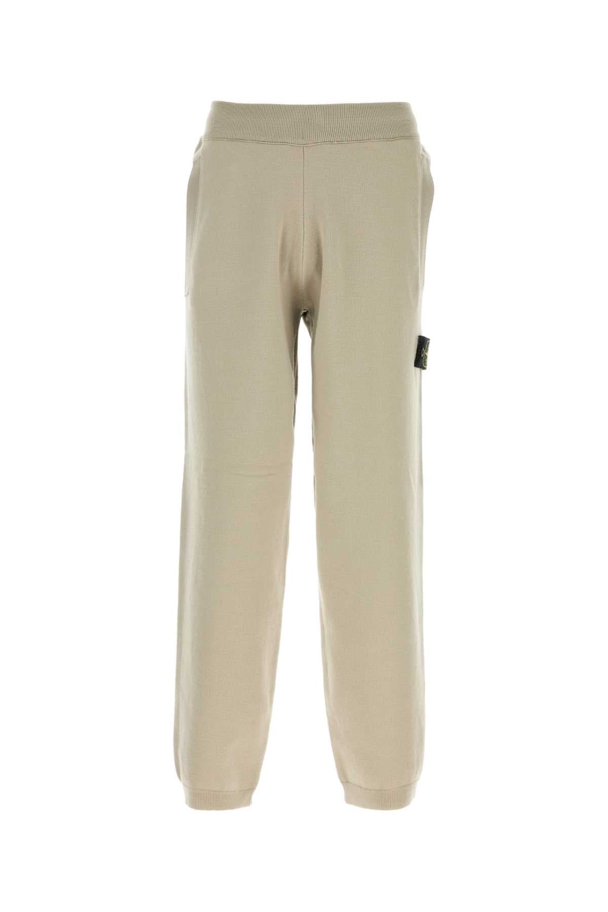 Sage green wool blend joggers