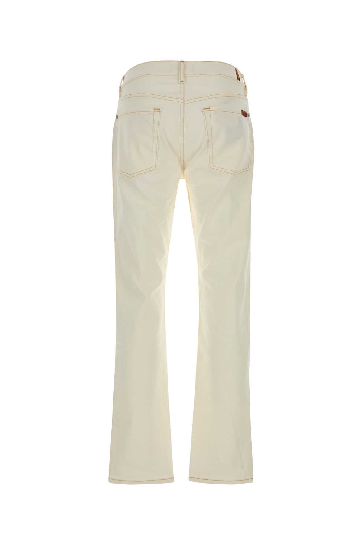 White stretch denim jeans - мініатюра 2