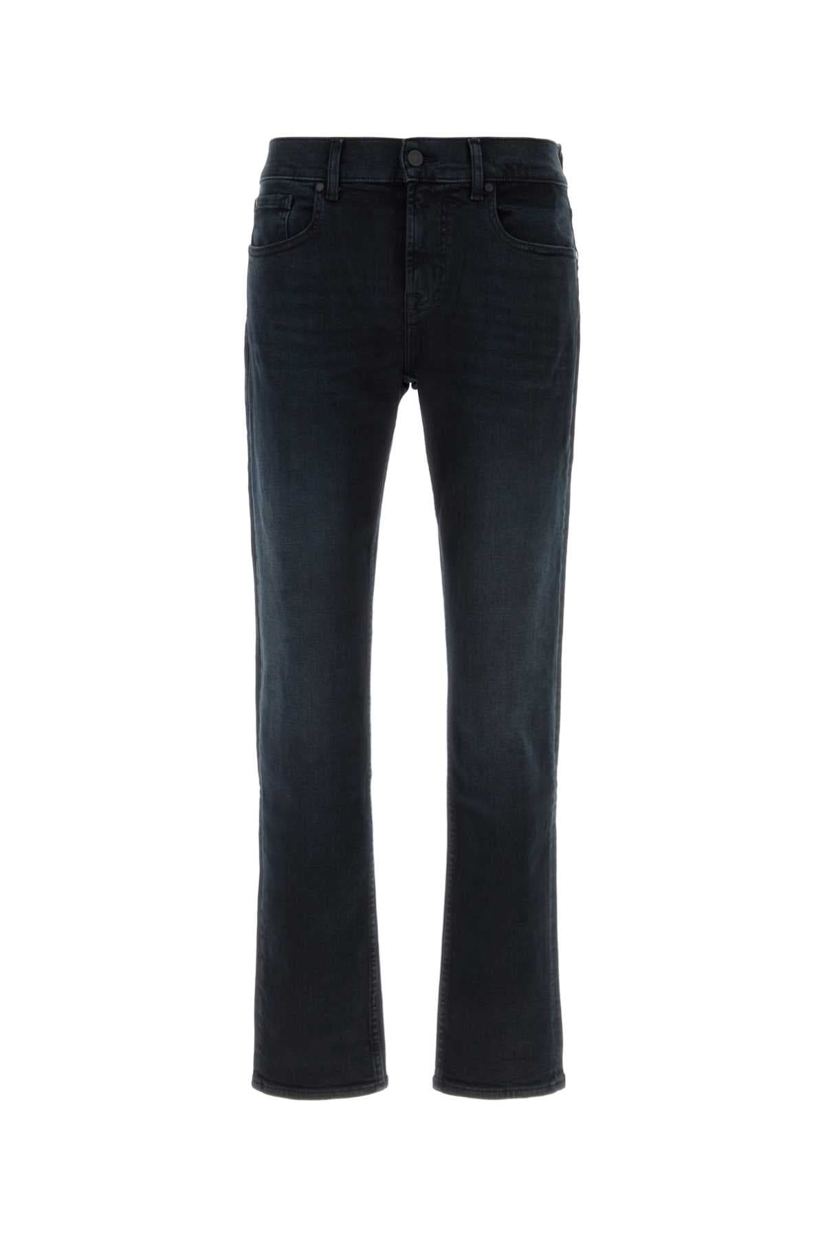Midnight blue stretch denim jeans