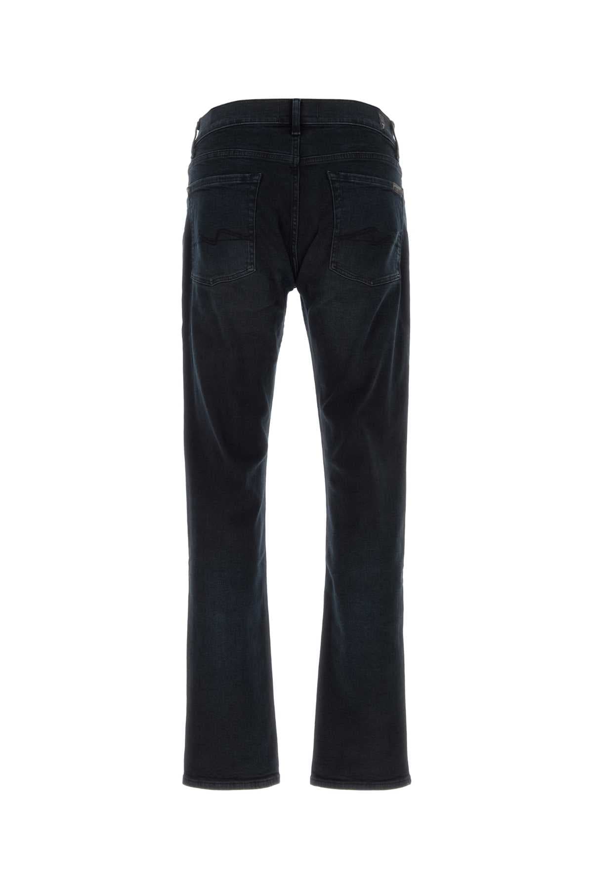 Midnight blue stretch denim jeans - мініатюра 2