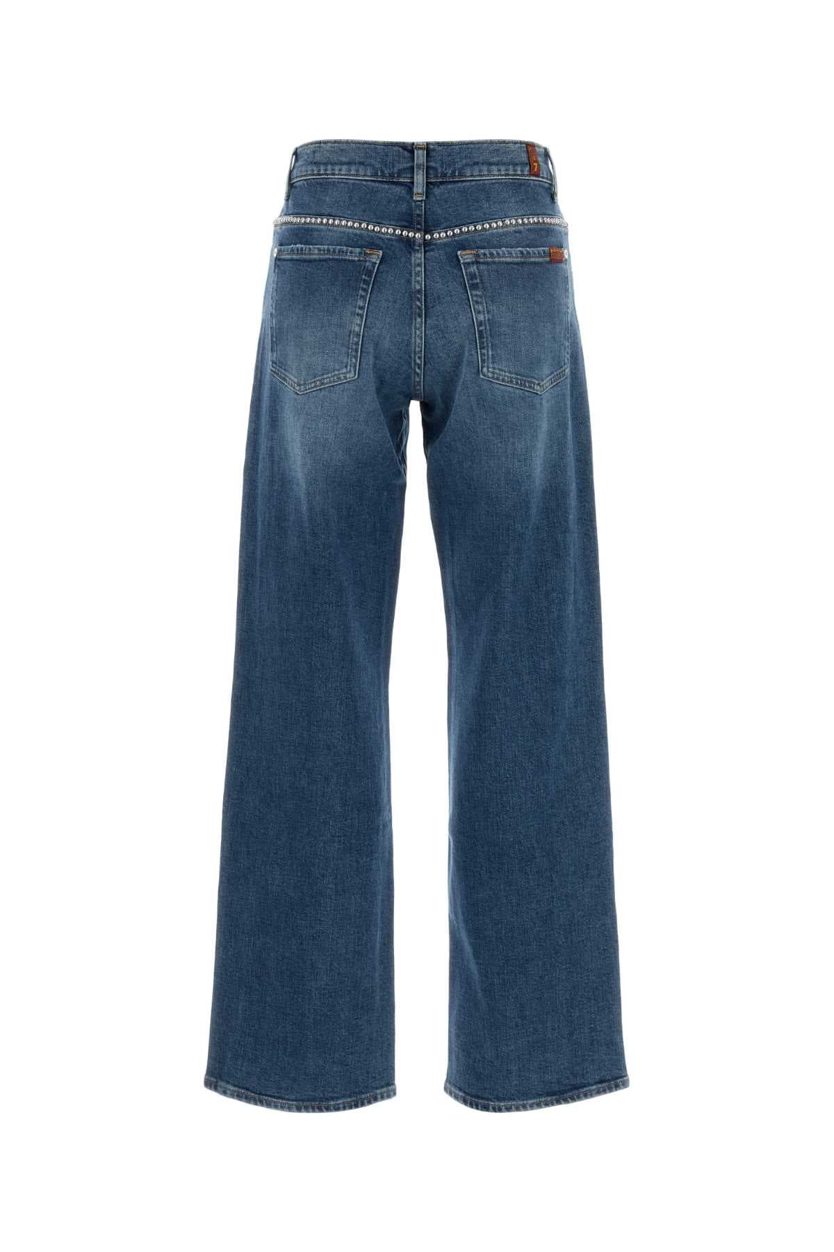 Stretch denim Stovepipe jeans - мініатюра 2