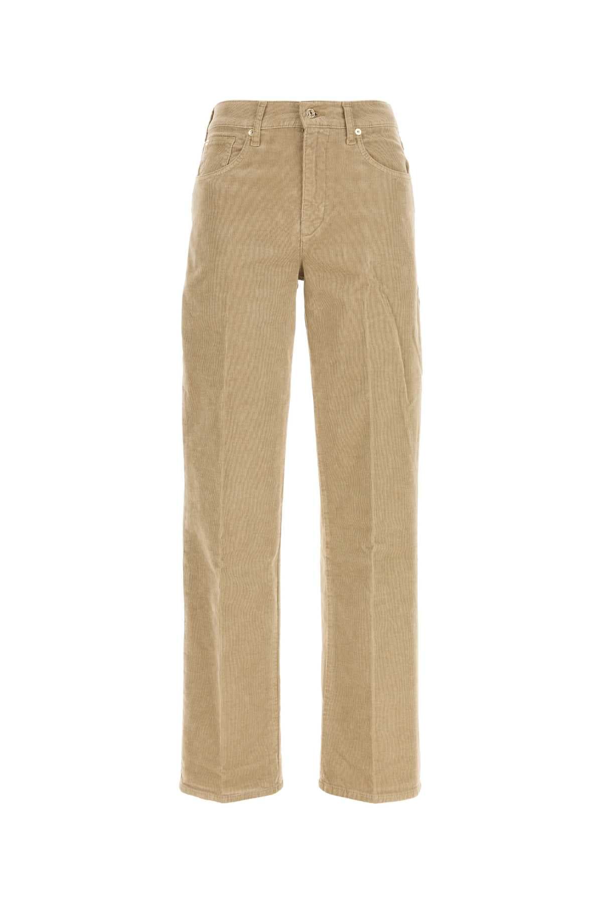 Beige corduroy pant