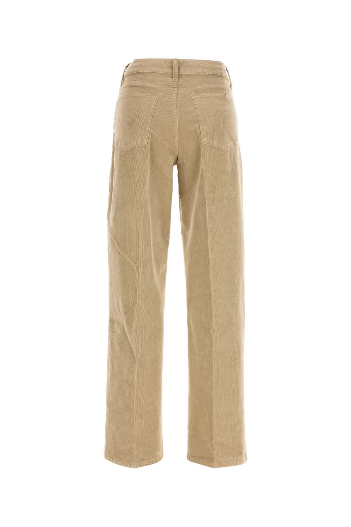 Beige corduroy pant - мініатюра 2