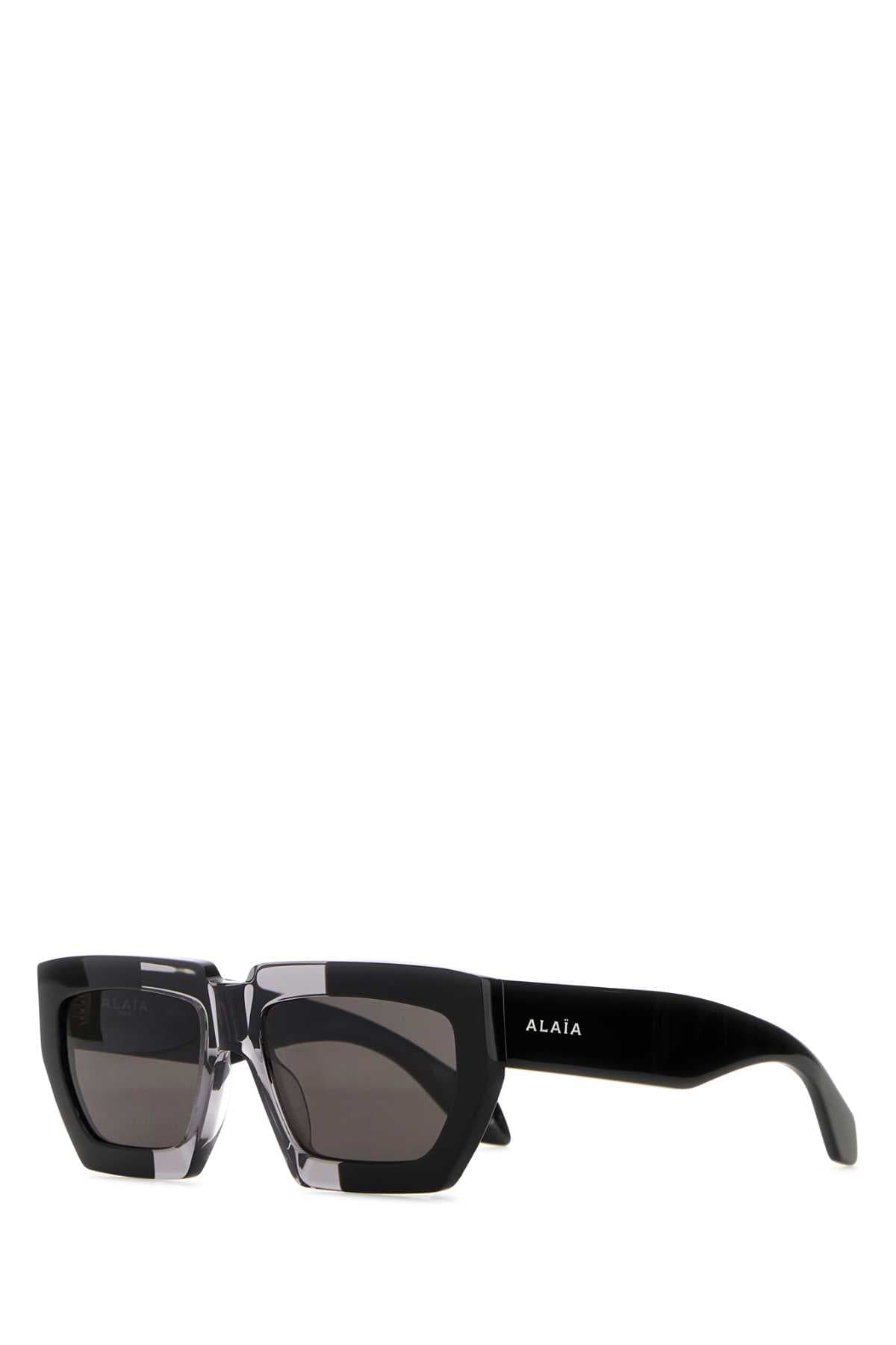 Black acetate sunglasses