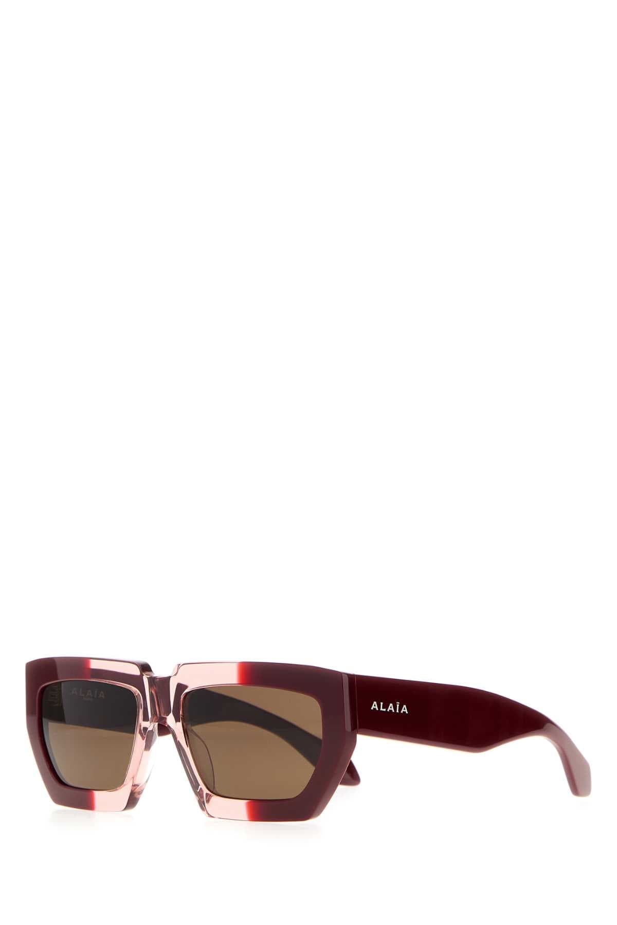 Tyrian purple acetate sunglasses
