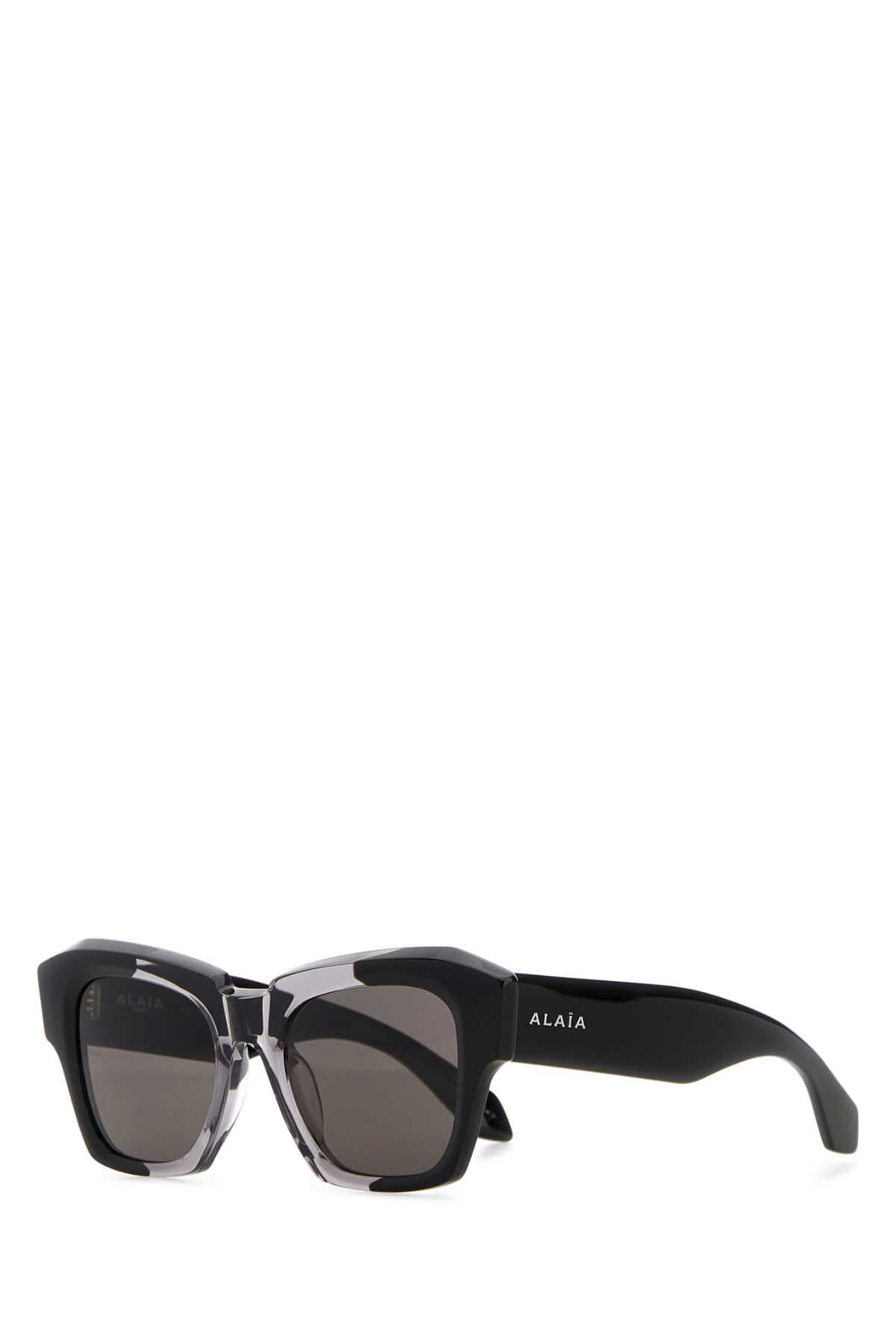 Black acetate sunglasses