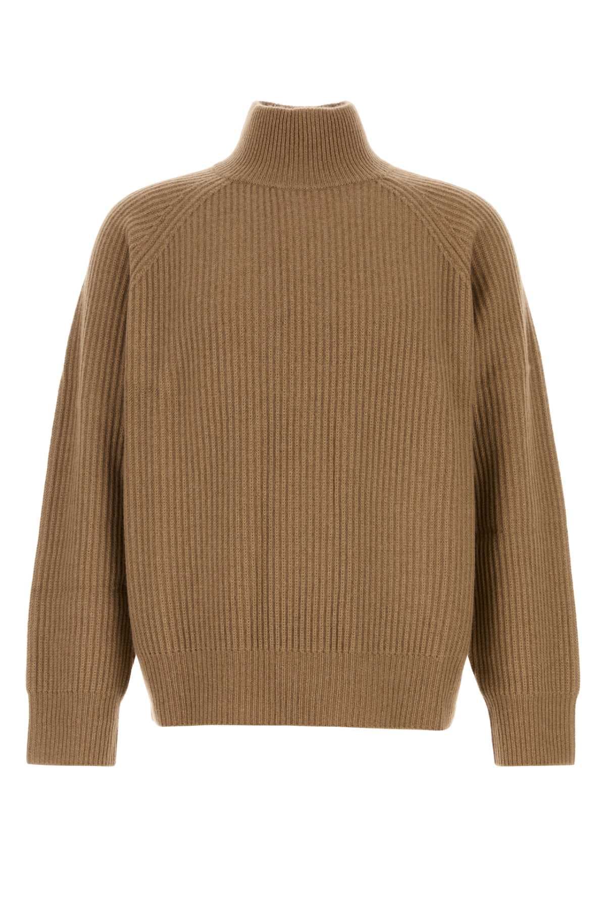 Biscuit cashmere sweater