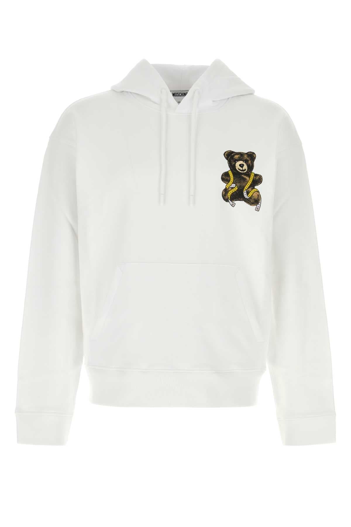 White cotton sweatshirt