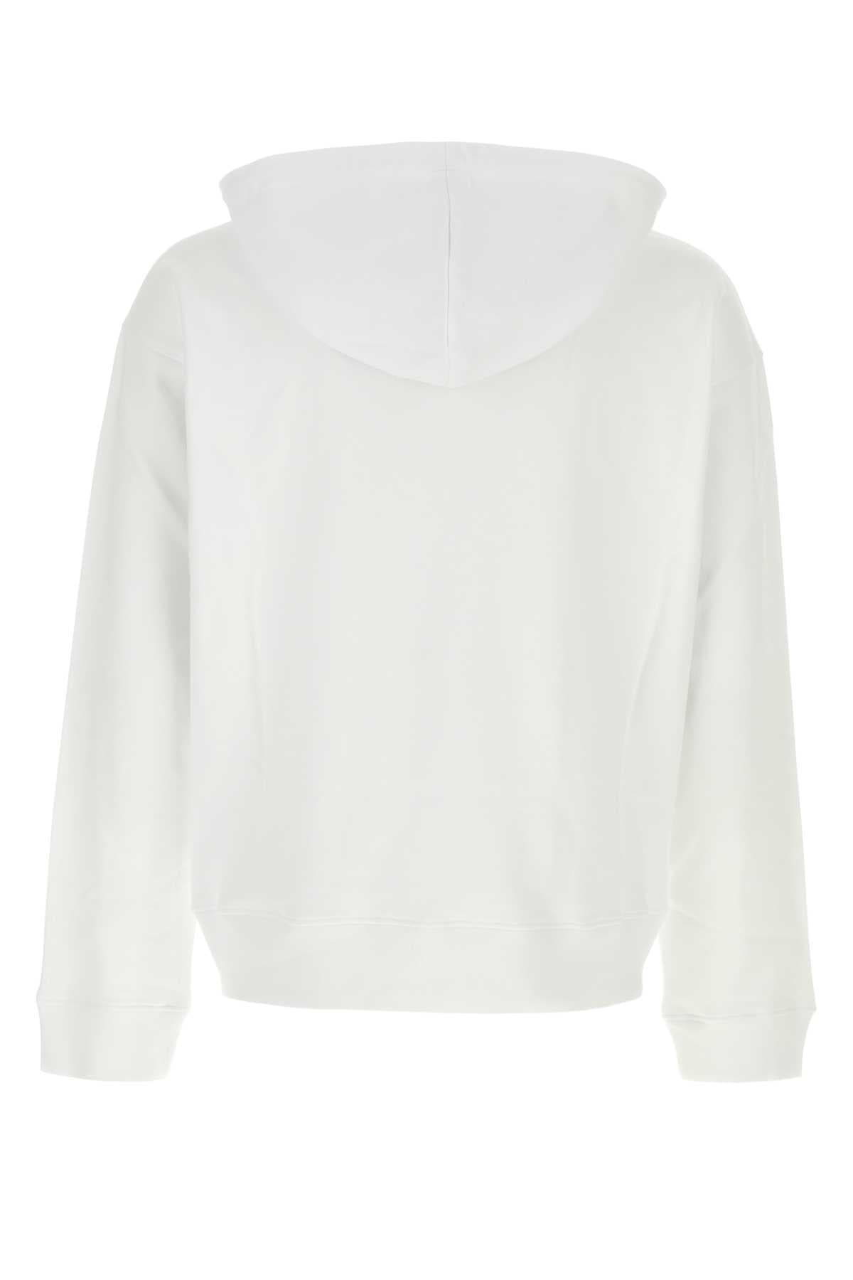 White cotton sweatshirt - мініатюра 2