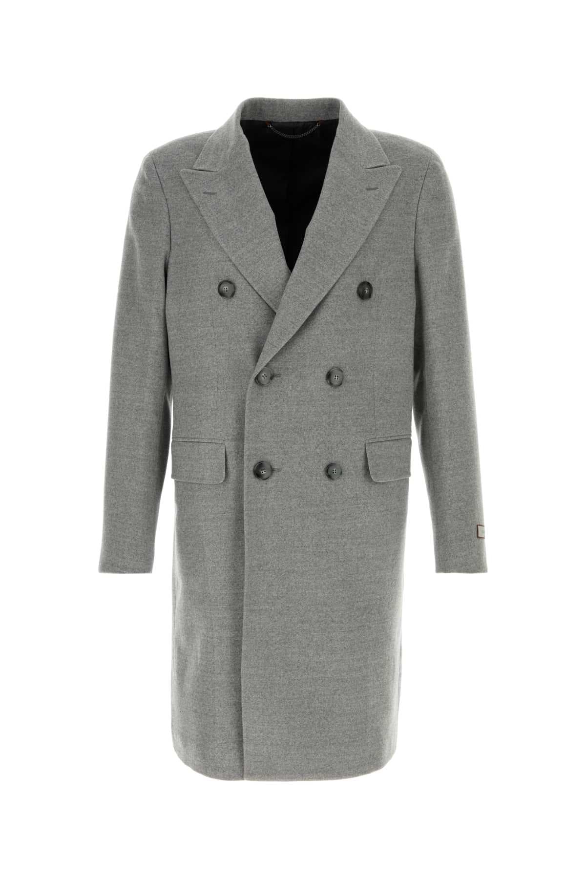 Grey wool coat