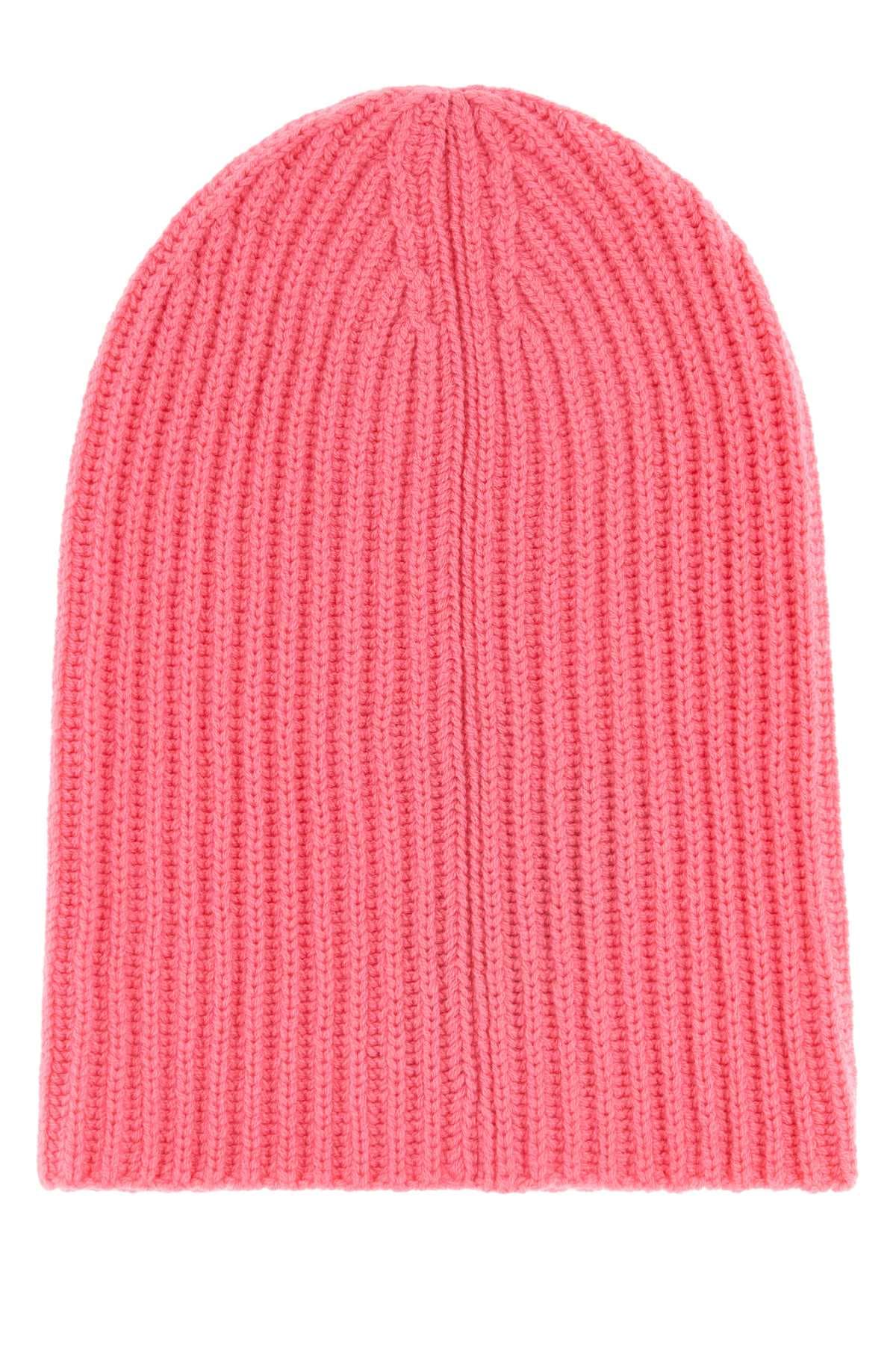 Pink cashmere Paradiso beanie hat - мініатюра 2