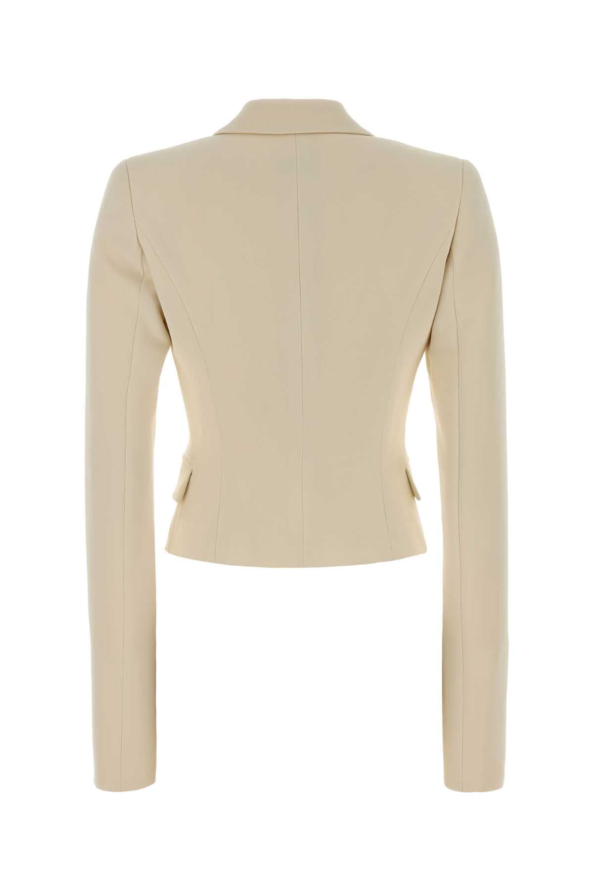 Cream crepe Zefira blazer - мініатюра 2