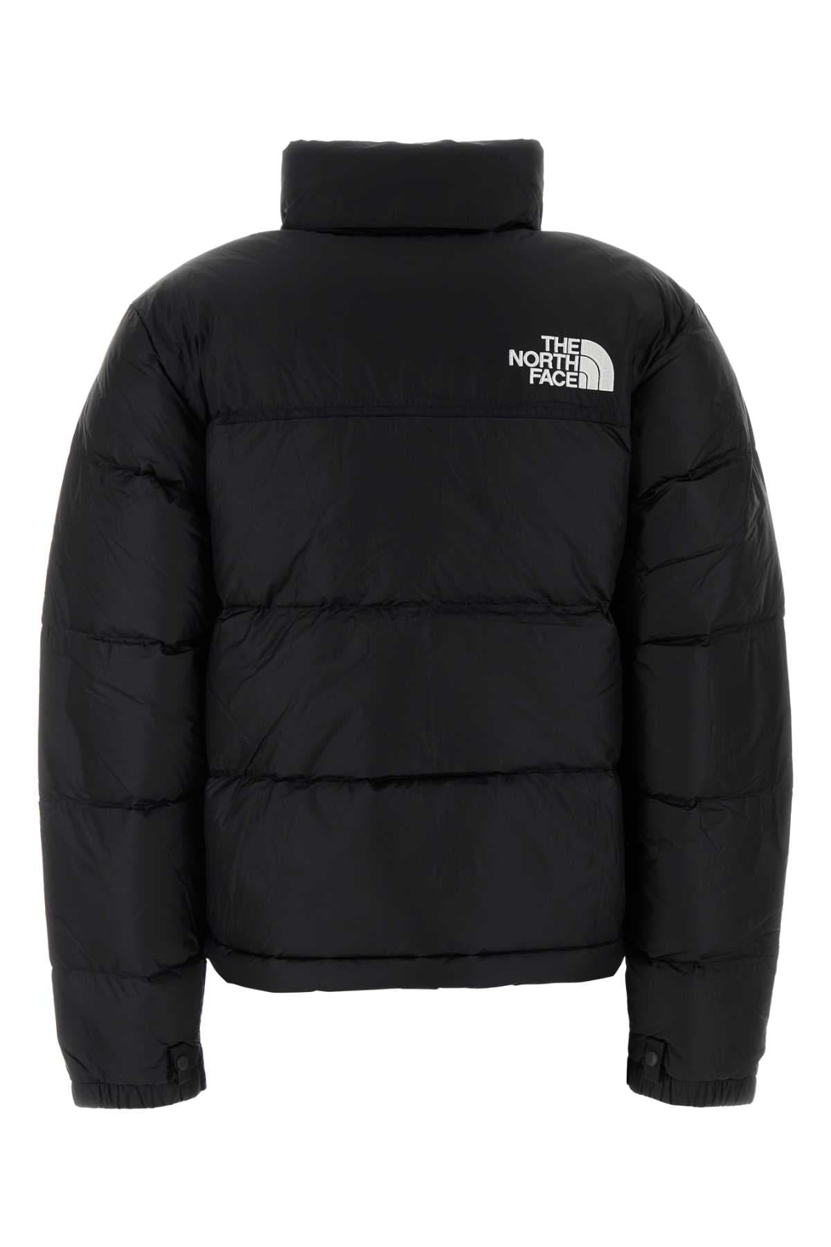 Black nylon down jacket - мініатюра 2