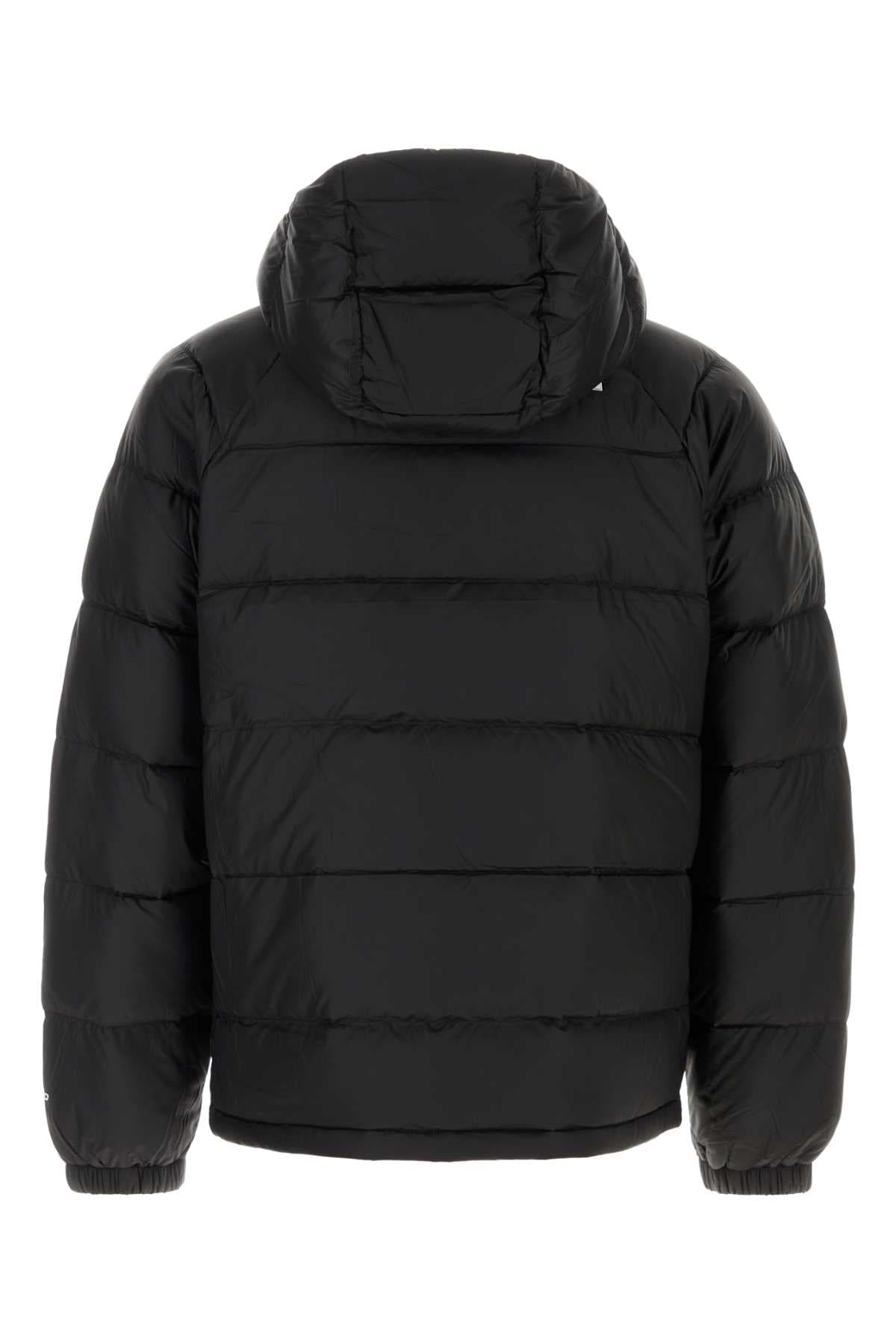 Black nylon down jacket - мініатюра 2