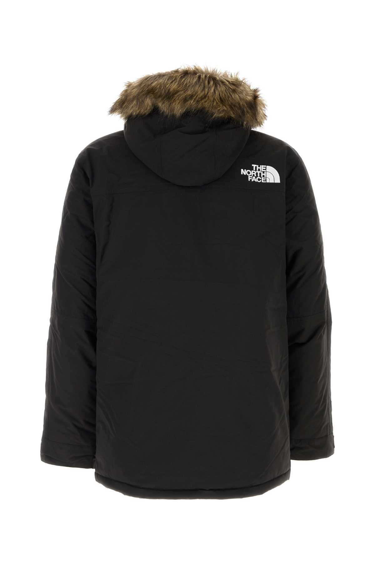 Black nylon down jacket - мініатюра 2