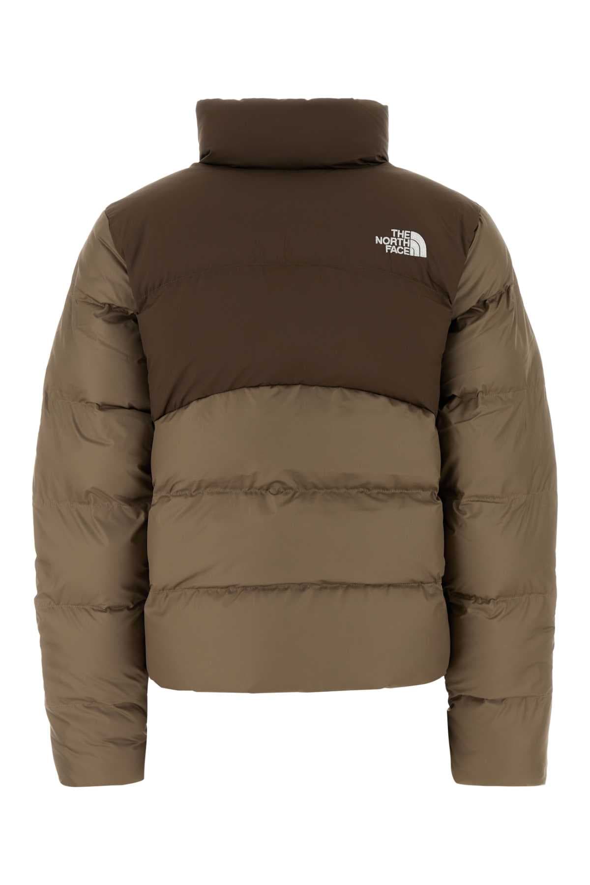 Brown polyester Saikuru padded jacket - мініатюра 2