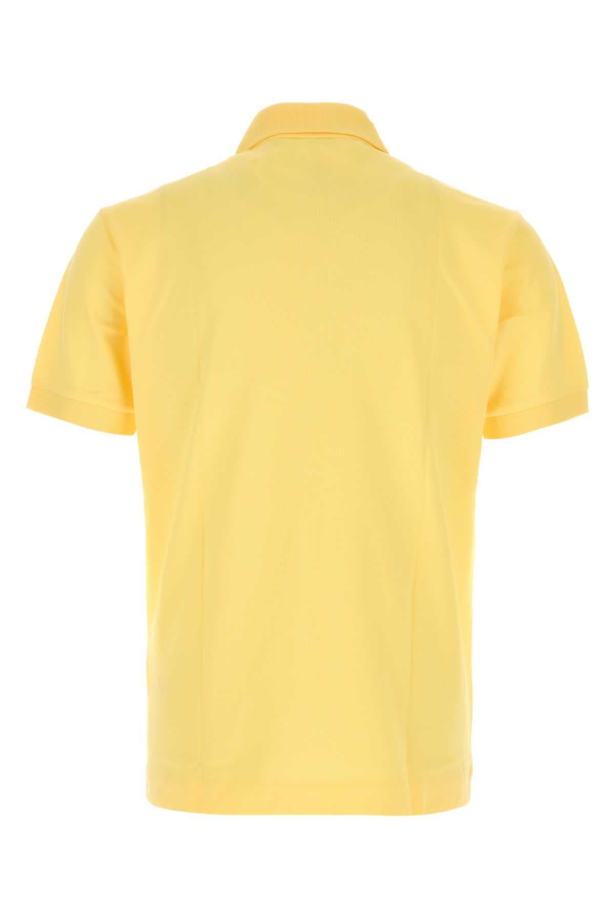 Yellow piquet polo shirt - мініатюра 2