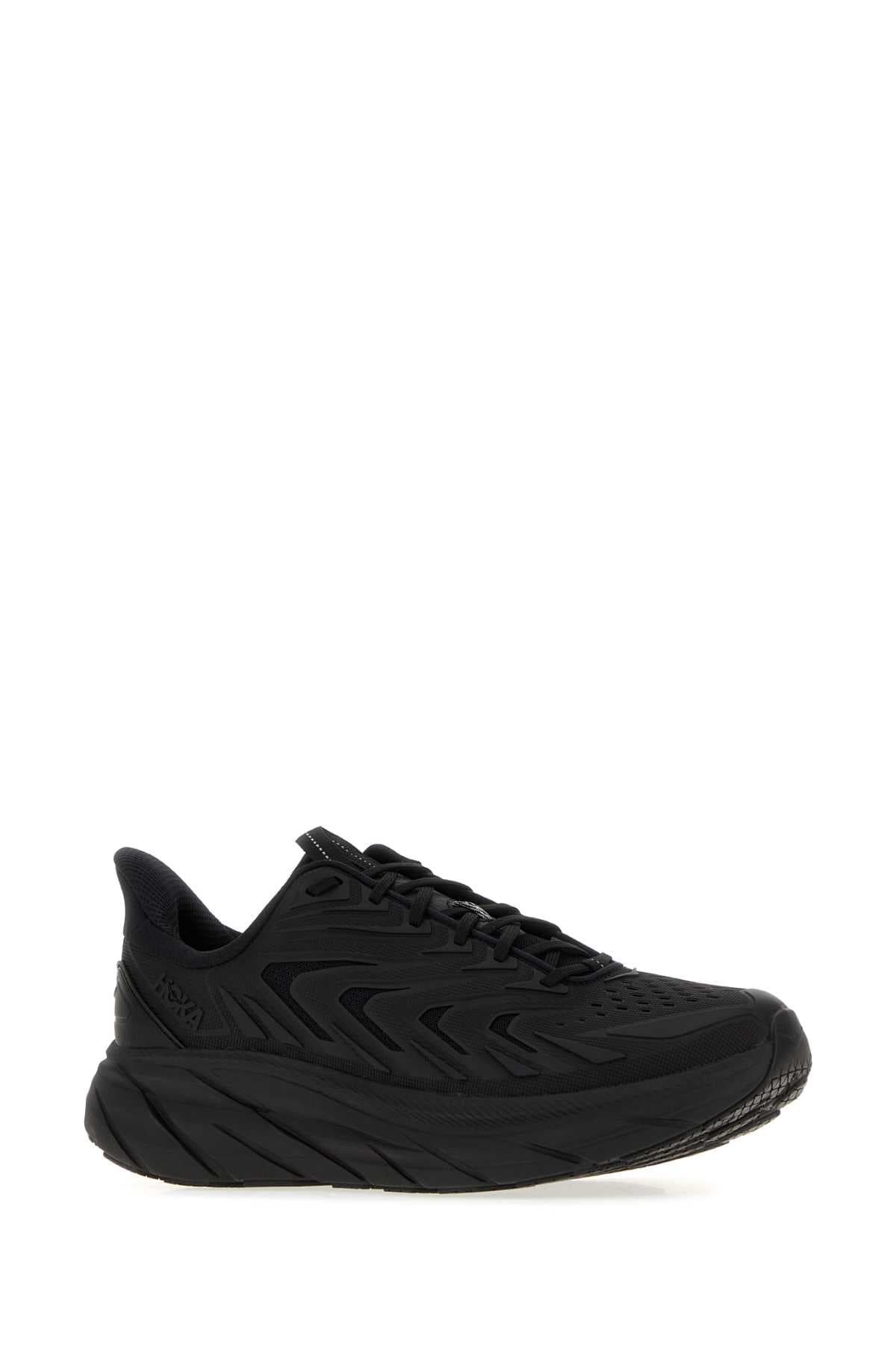 Black rubber M Clifton sneakers - мініатюра 2