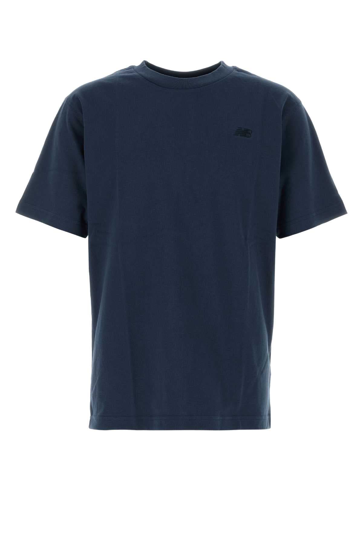 Navy blue cotton t-shirt