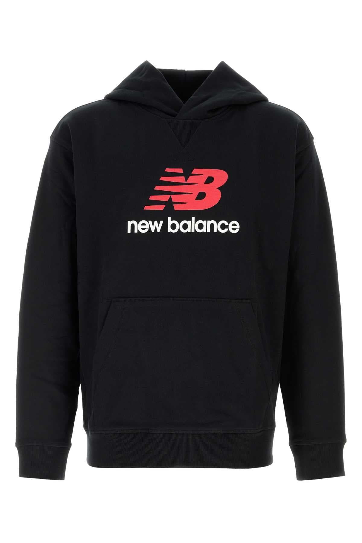Black cotton sweatshirt