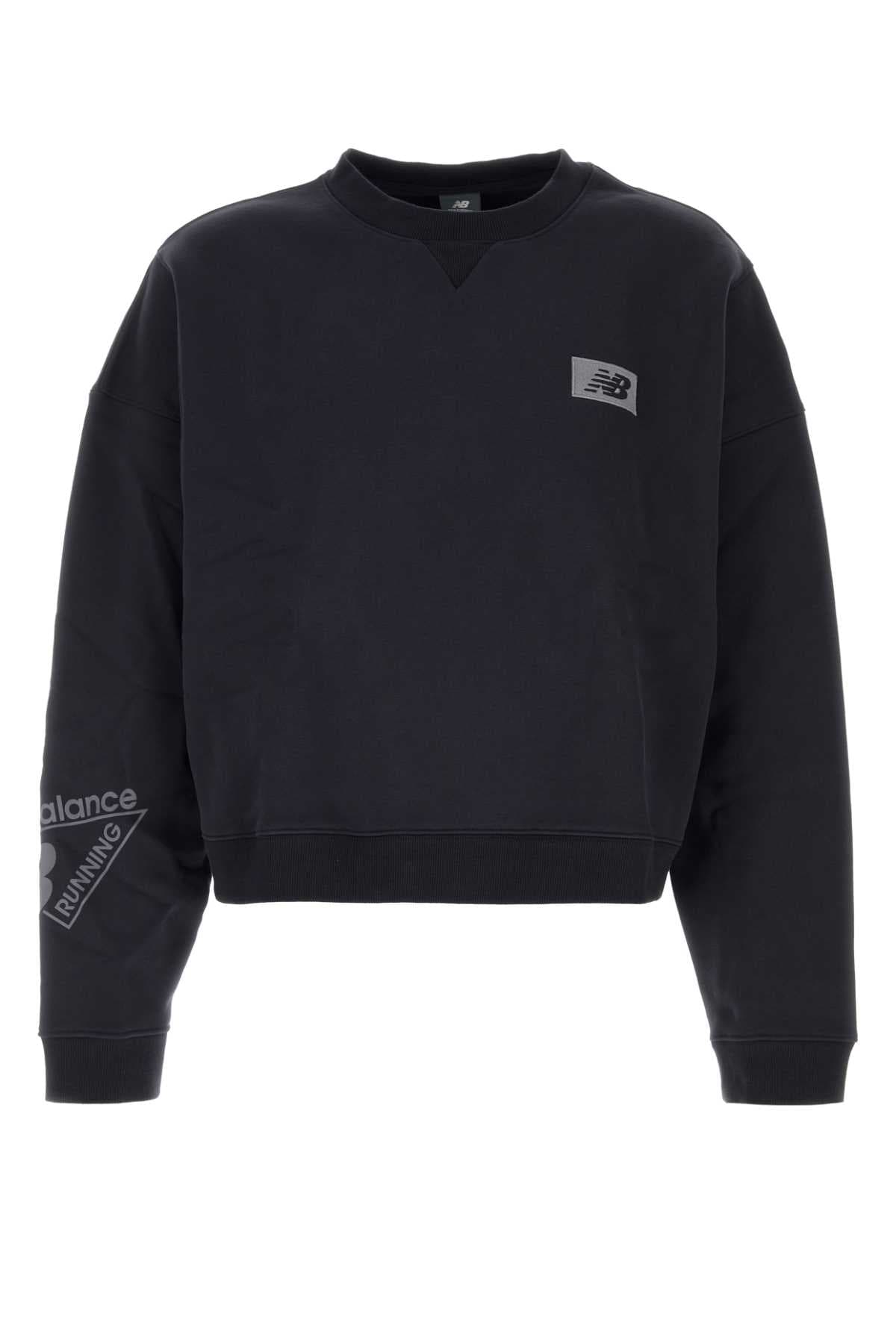 Midnight blue cotton oversize sweatshirt