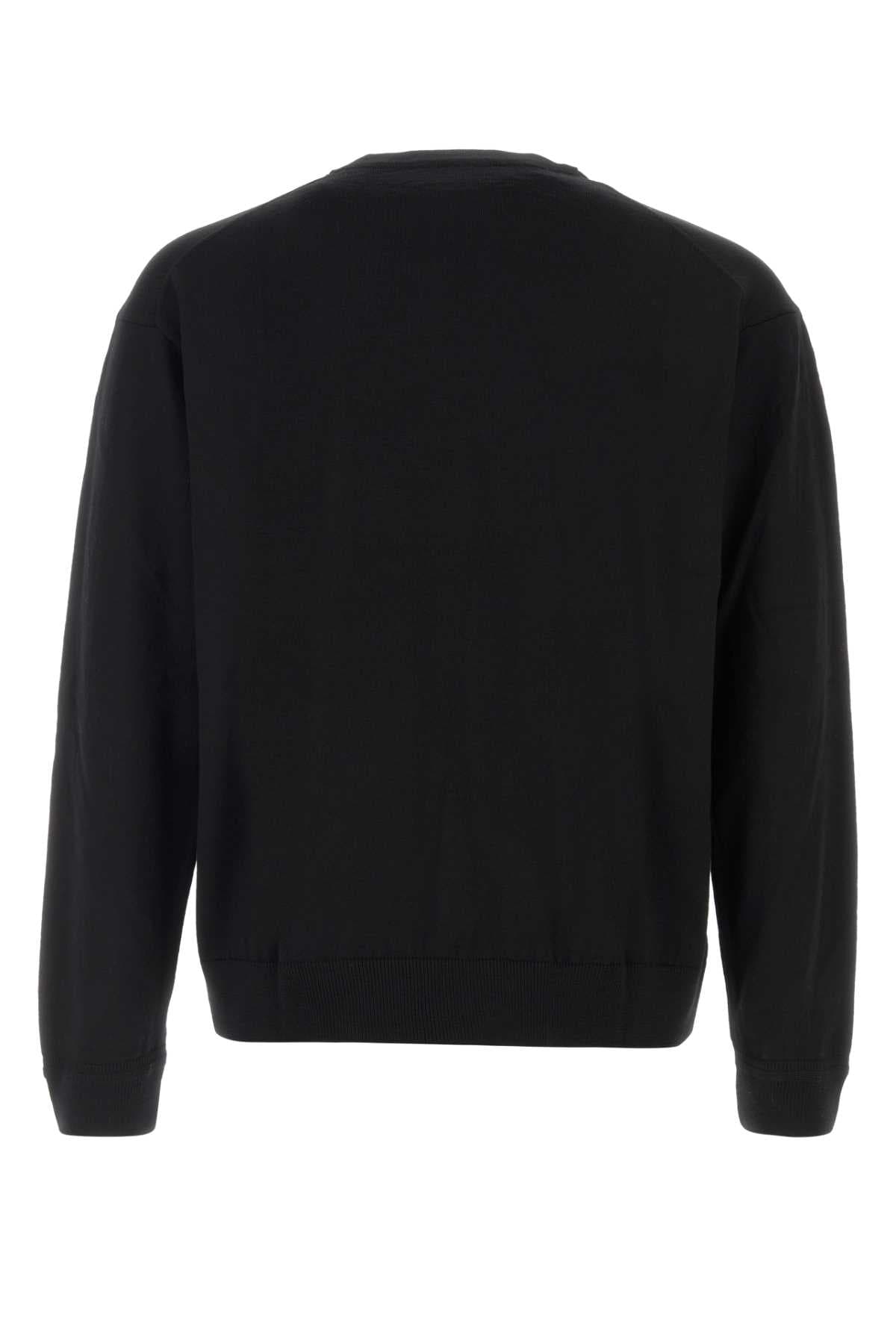 Black wool sweater - мініатюра 2