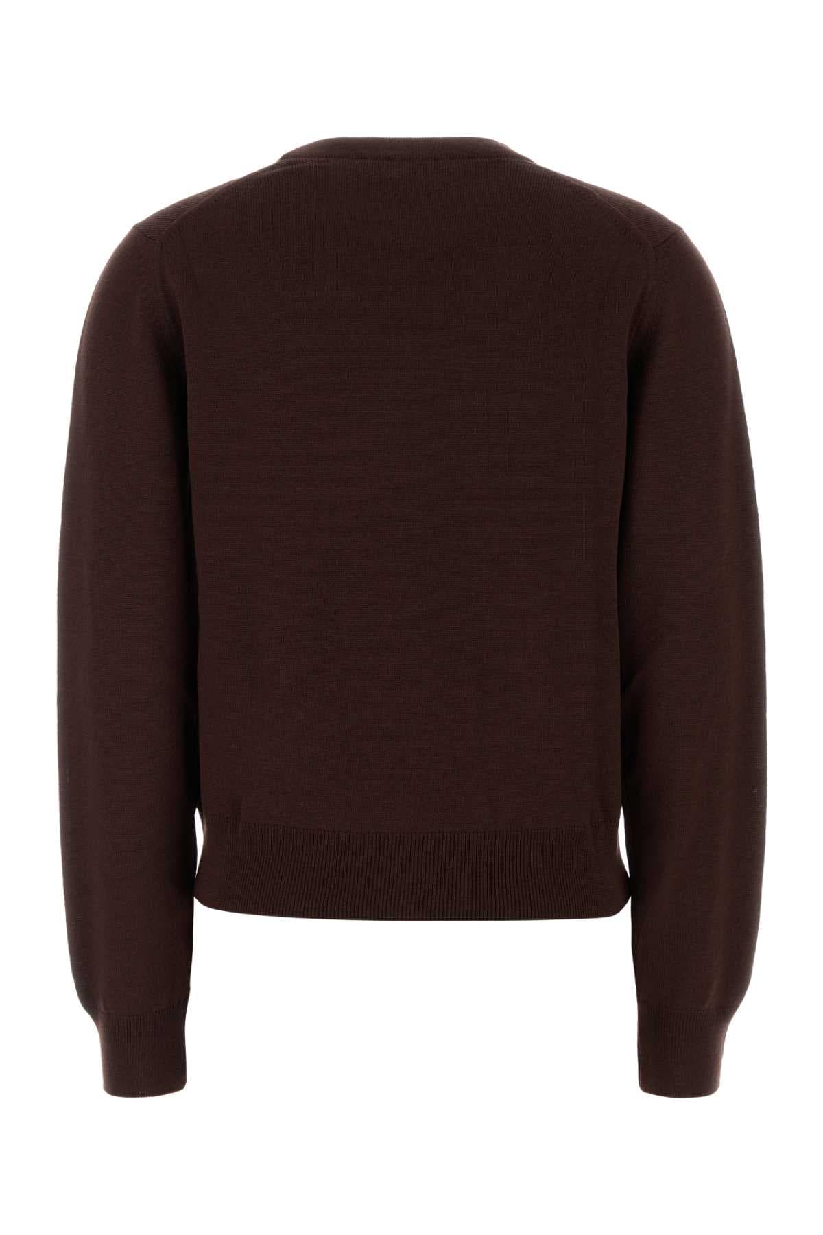 Chocolate wool sweater - мініатюра 2
