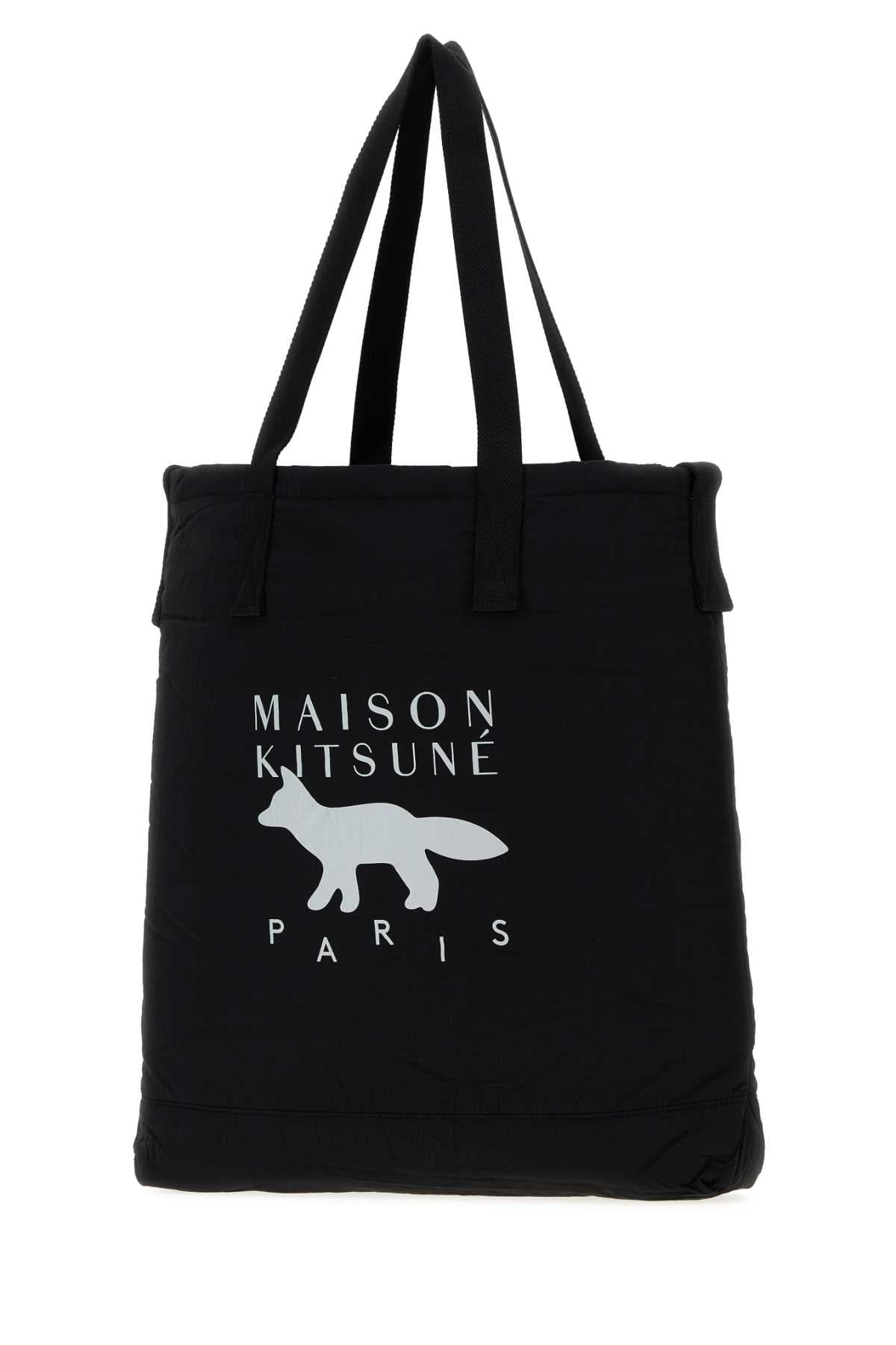 Black fabric shopping bag - мініатюра 2