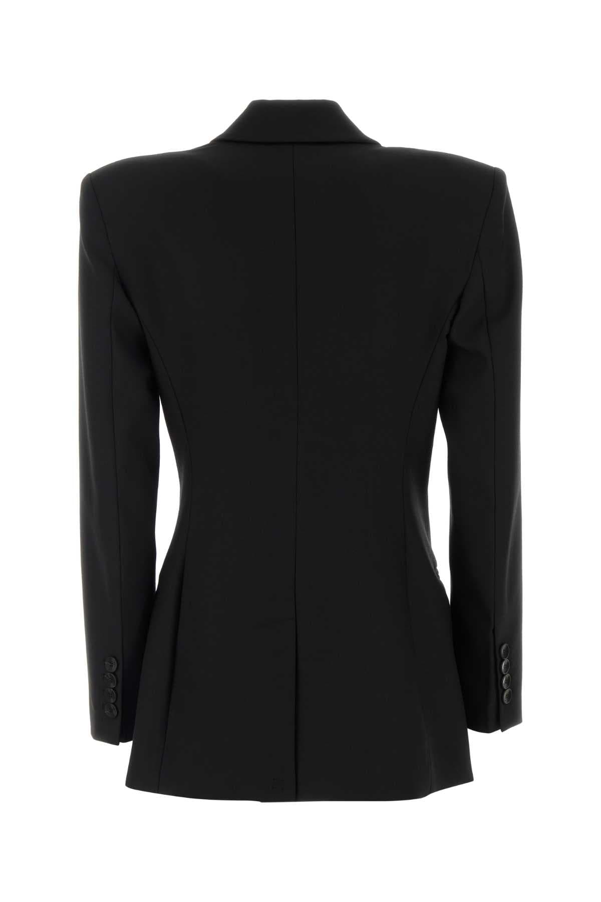 Black twill blazer - мініатюра 2