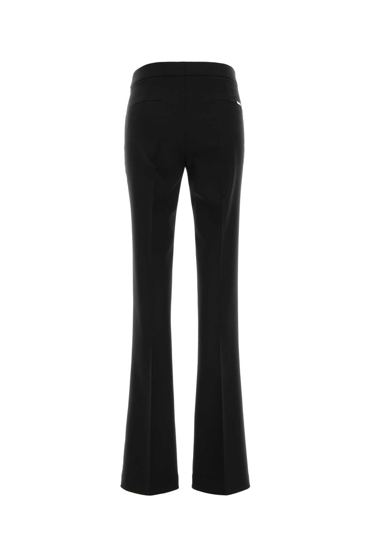 Black stretch gabardine pant - мініатюра 2