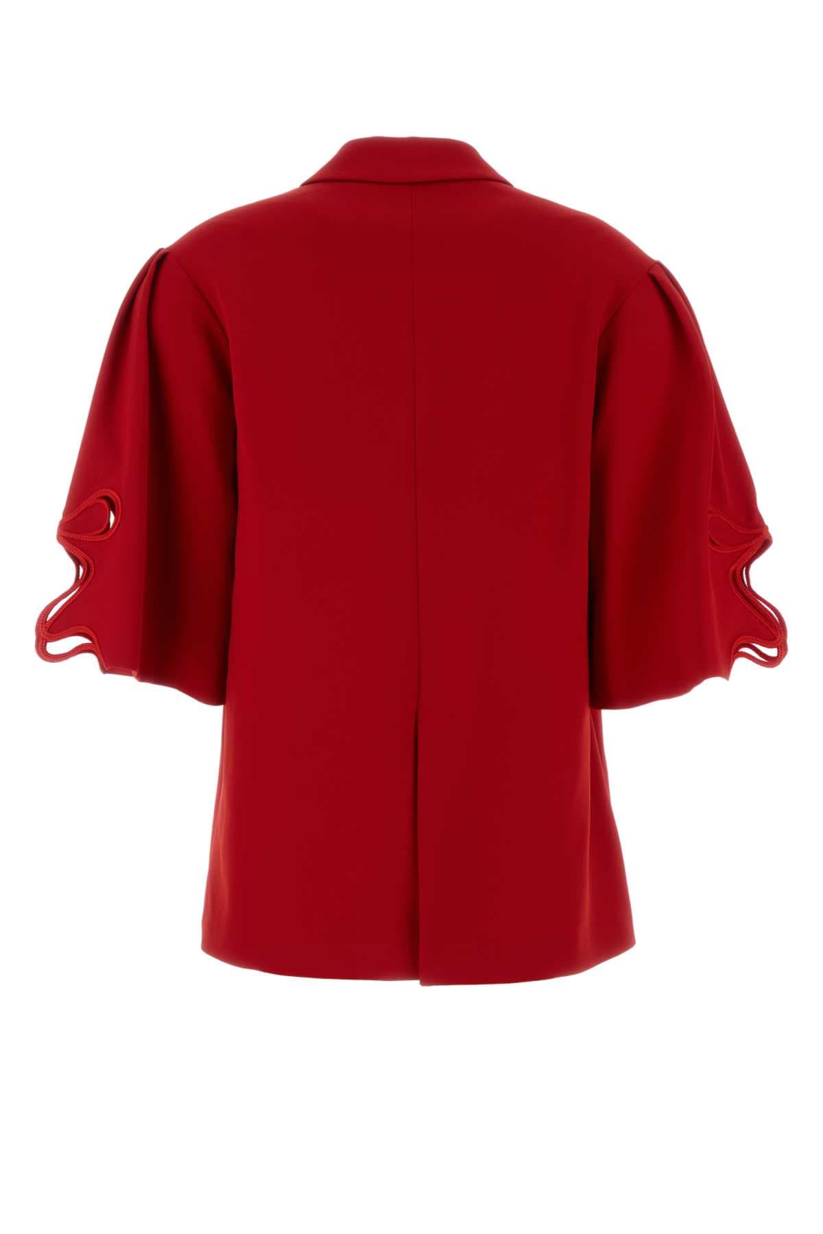 Red cady oversize blazer - мініатюра 2