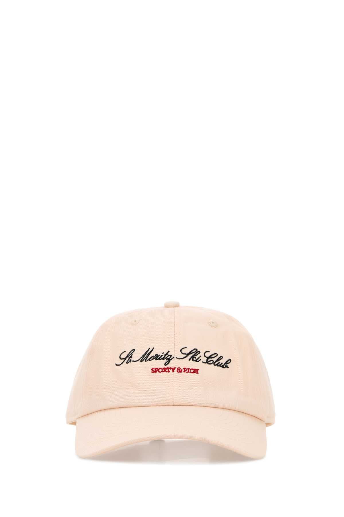Light pink cotton baseball cap