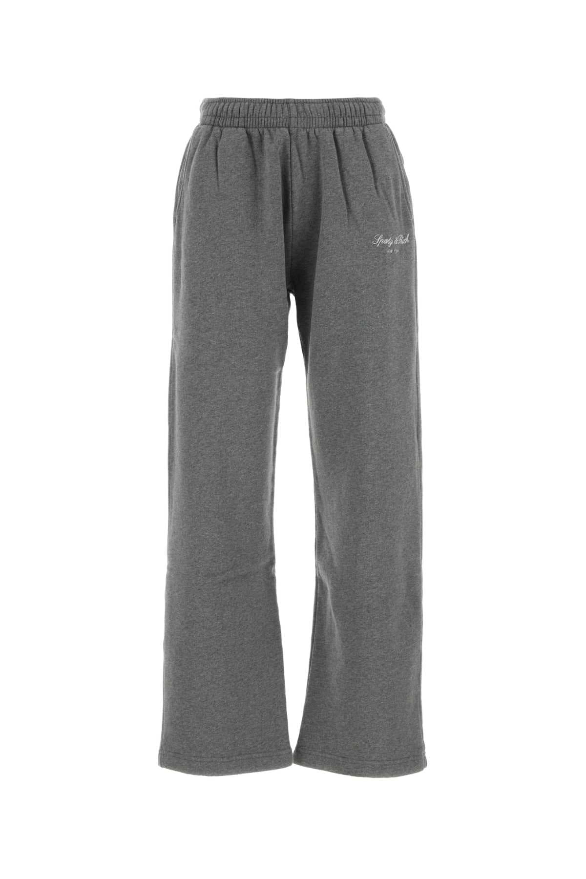 Grey cotton joggers