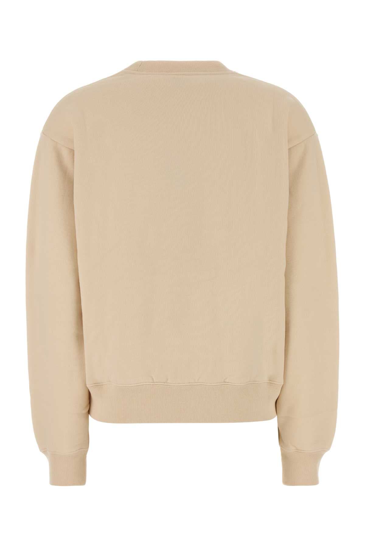 Cream cotton sweatshirt - мініатюра 2