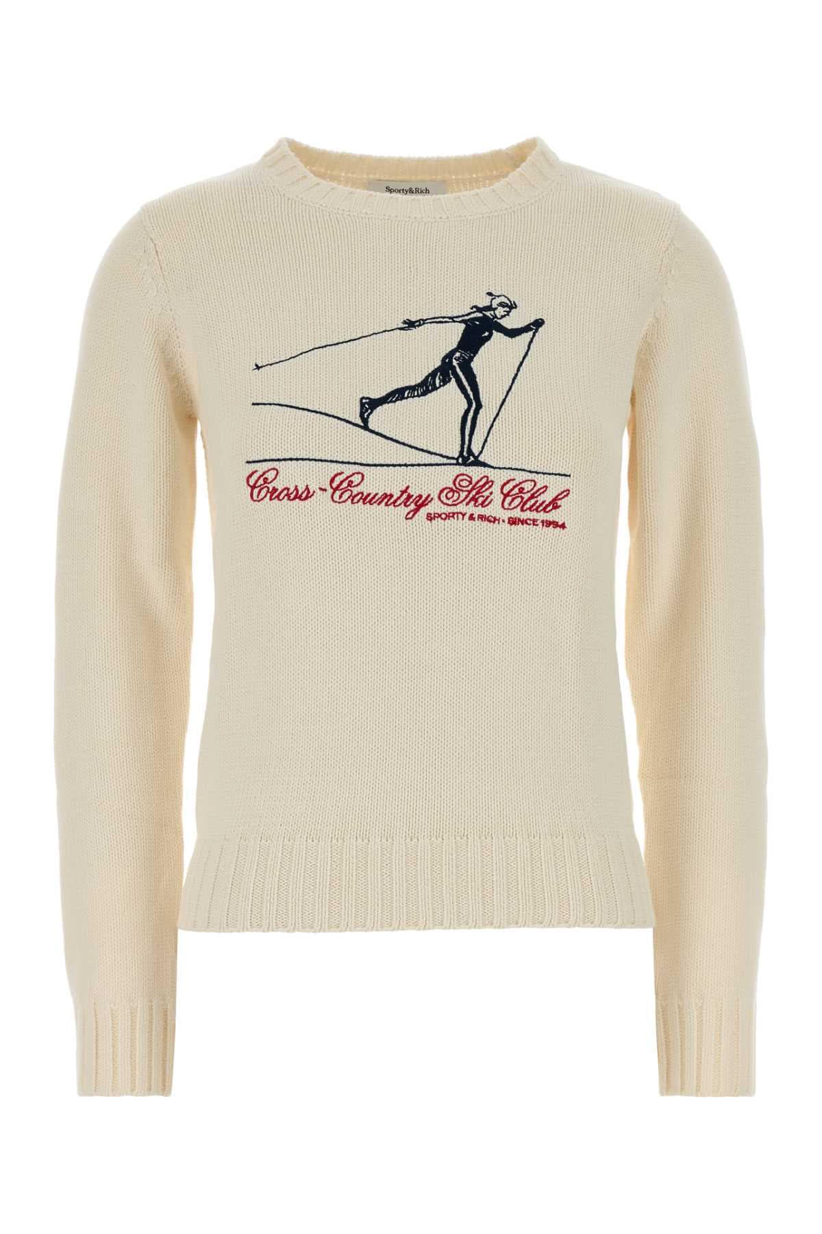 Cream cotton sweater