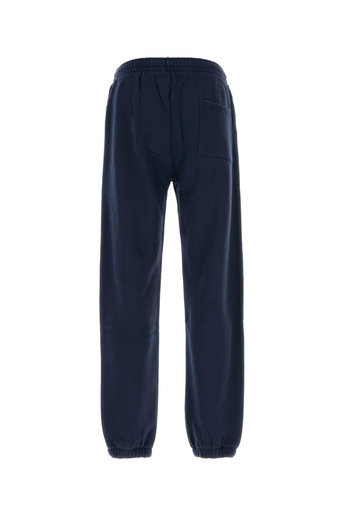 Blue cotton joggers - мініатюра 2