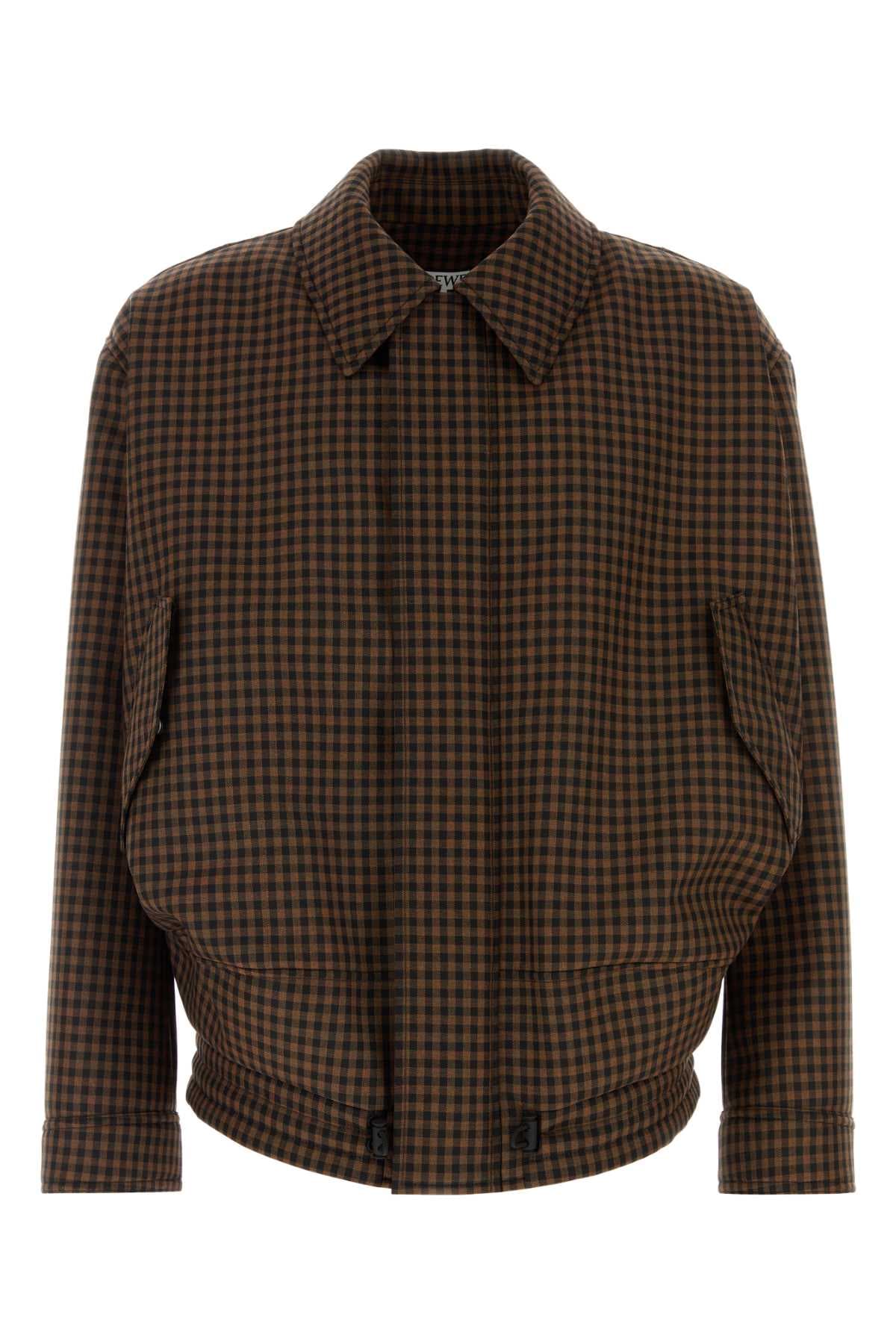 Embroidered wool jacket