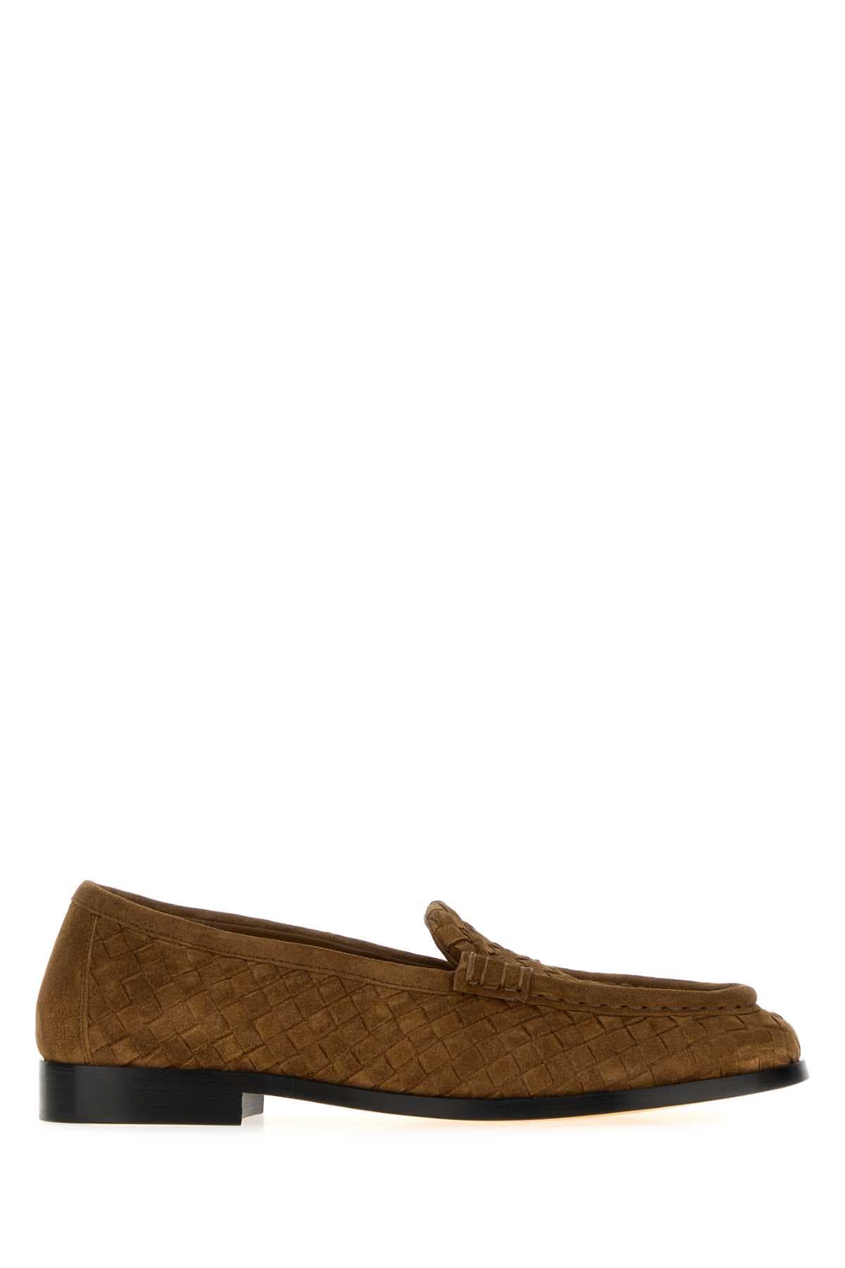 Biscuit suede Silenzio loafers