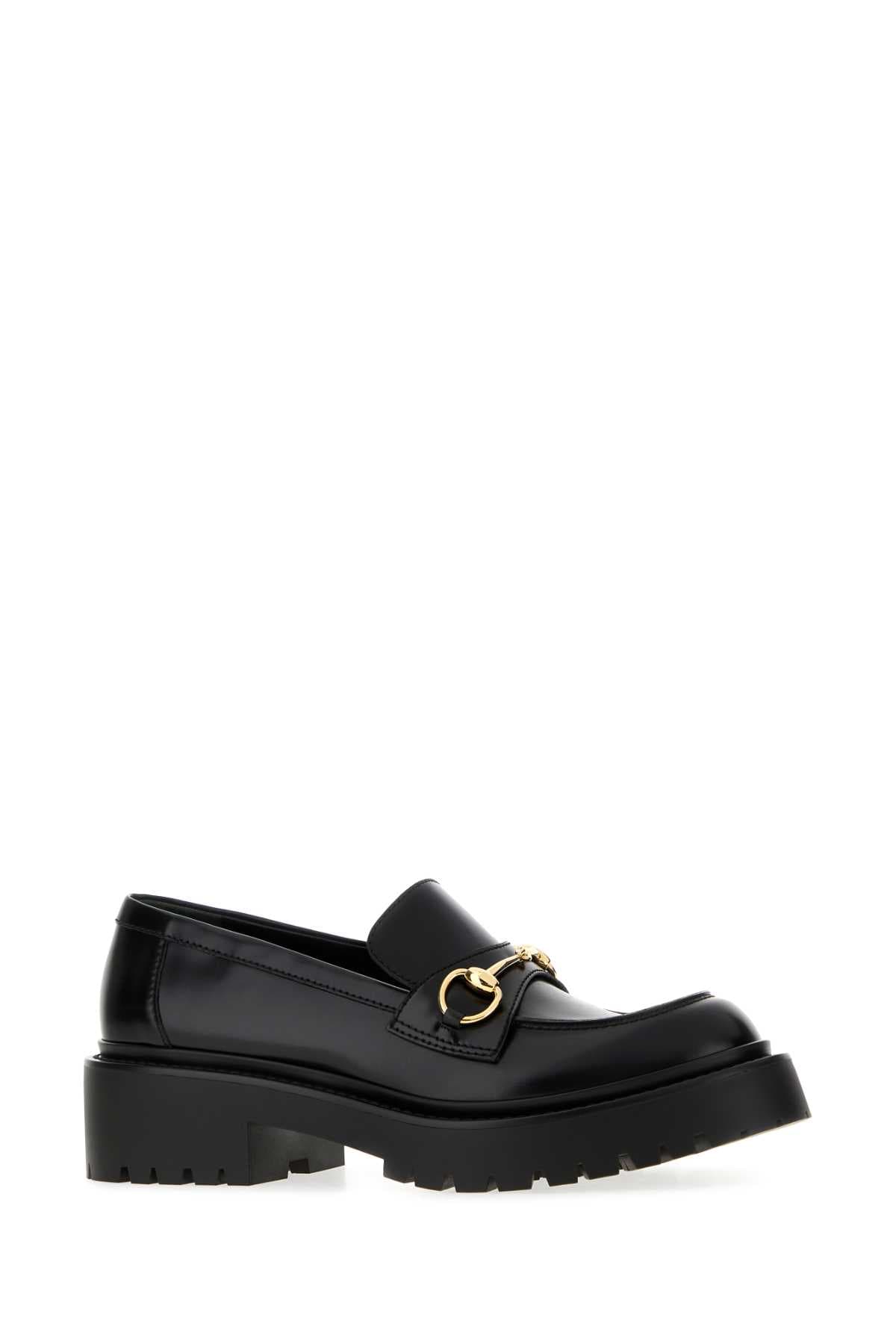 Black leather loafers - мініатюра 2