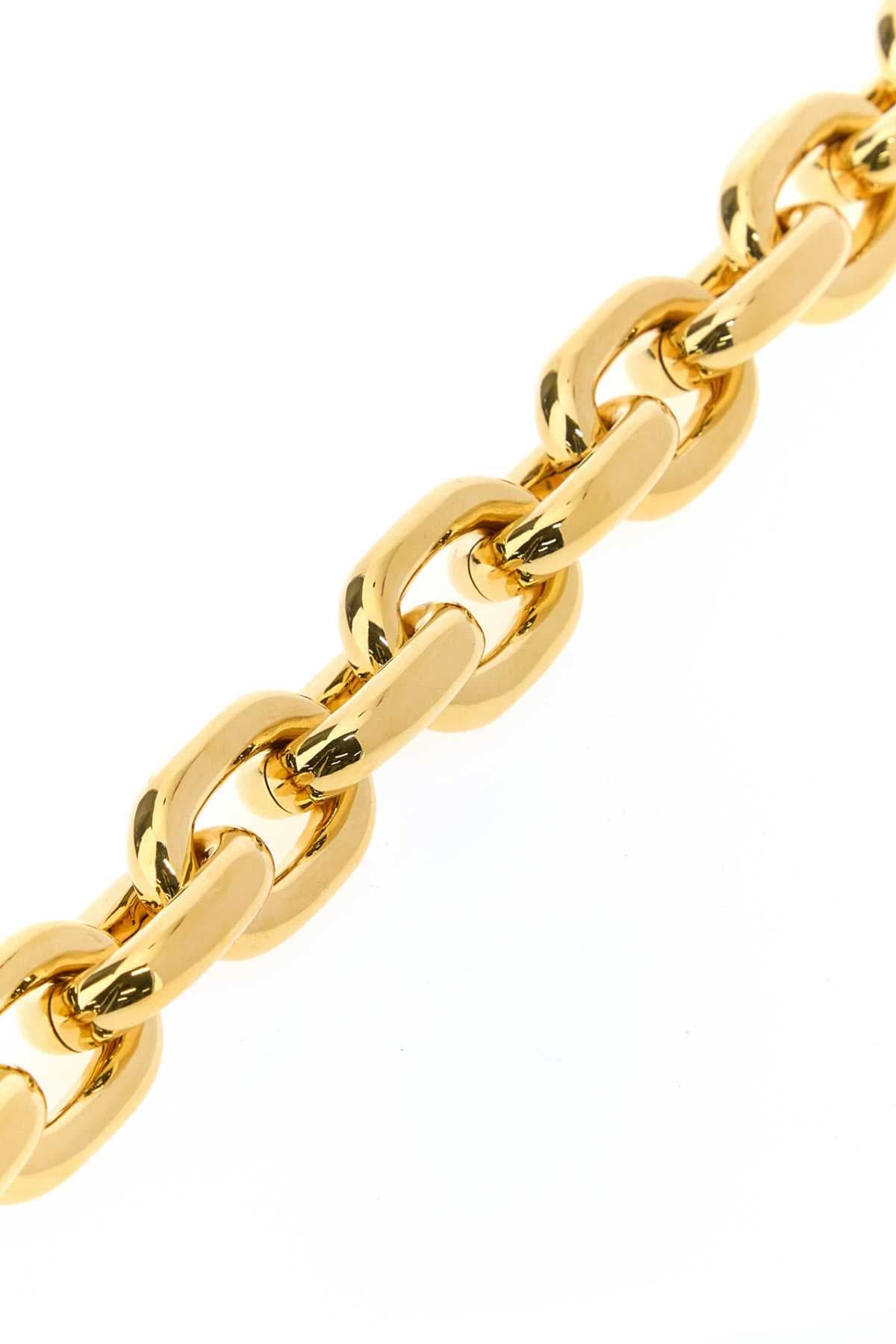 Gold metal necklace - мініатюра 2