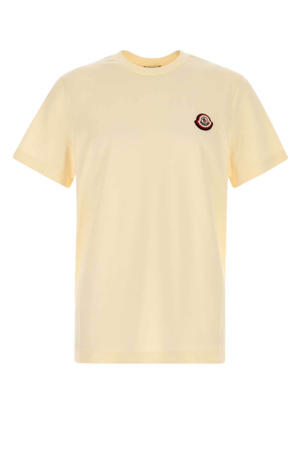 Cream cotton t-shirt
