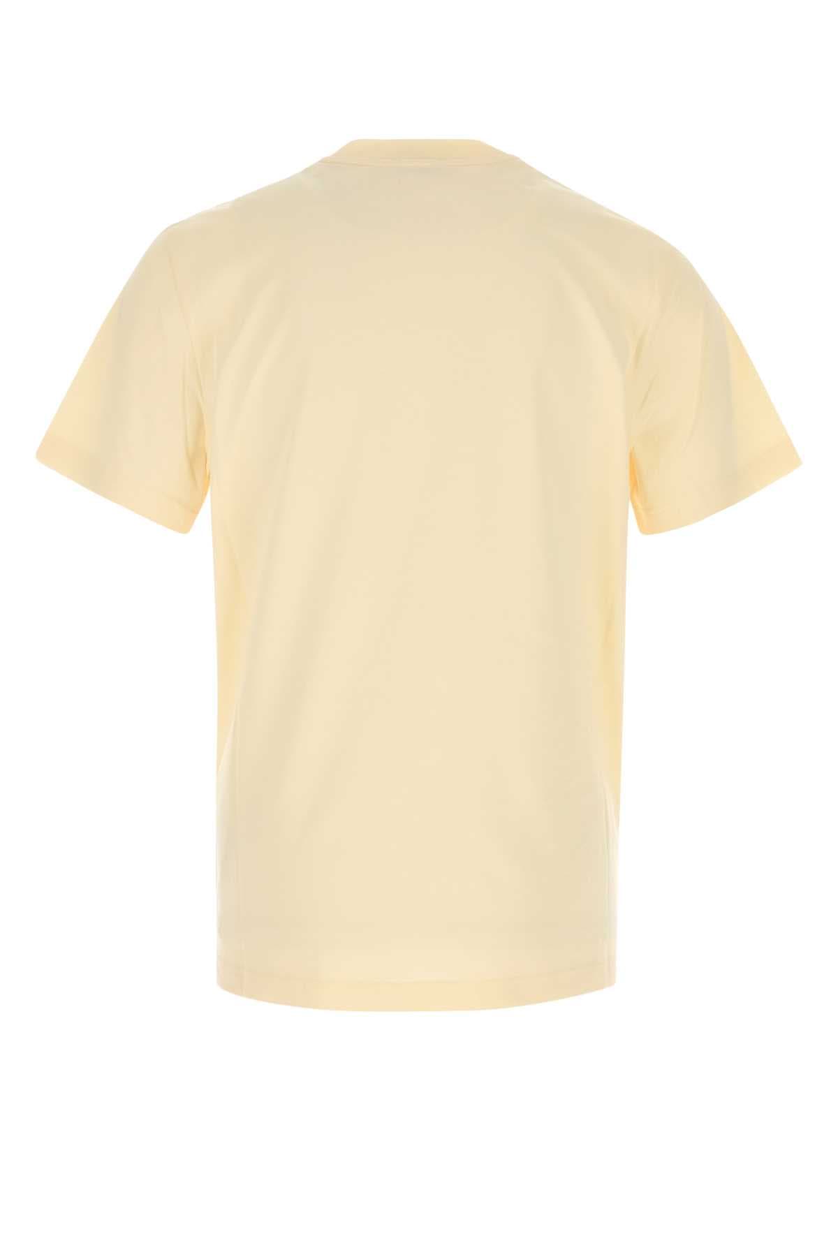 Cream cotton t-shirt - мініатюра 2