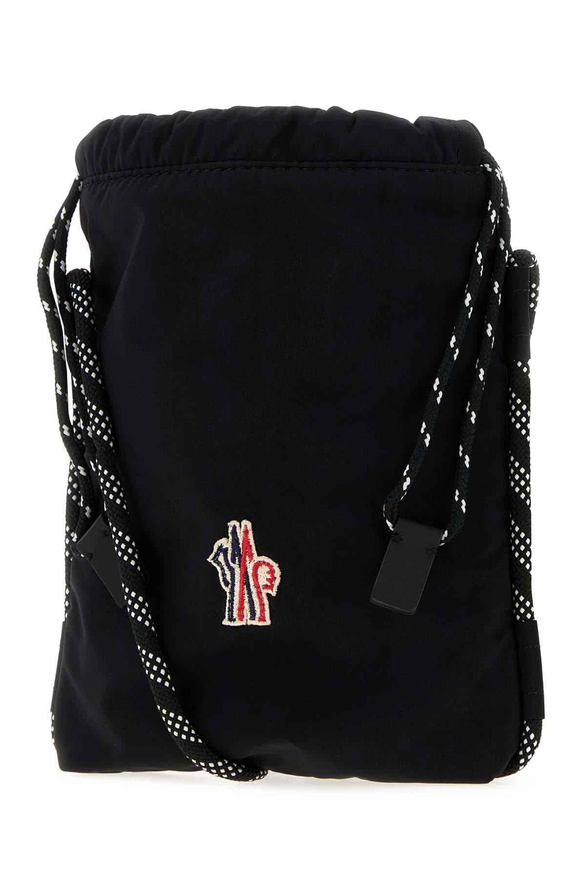 Black fabric Makaio crossbody bag - мініатюра 2
