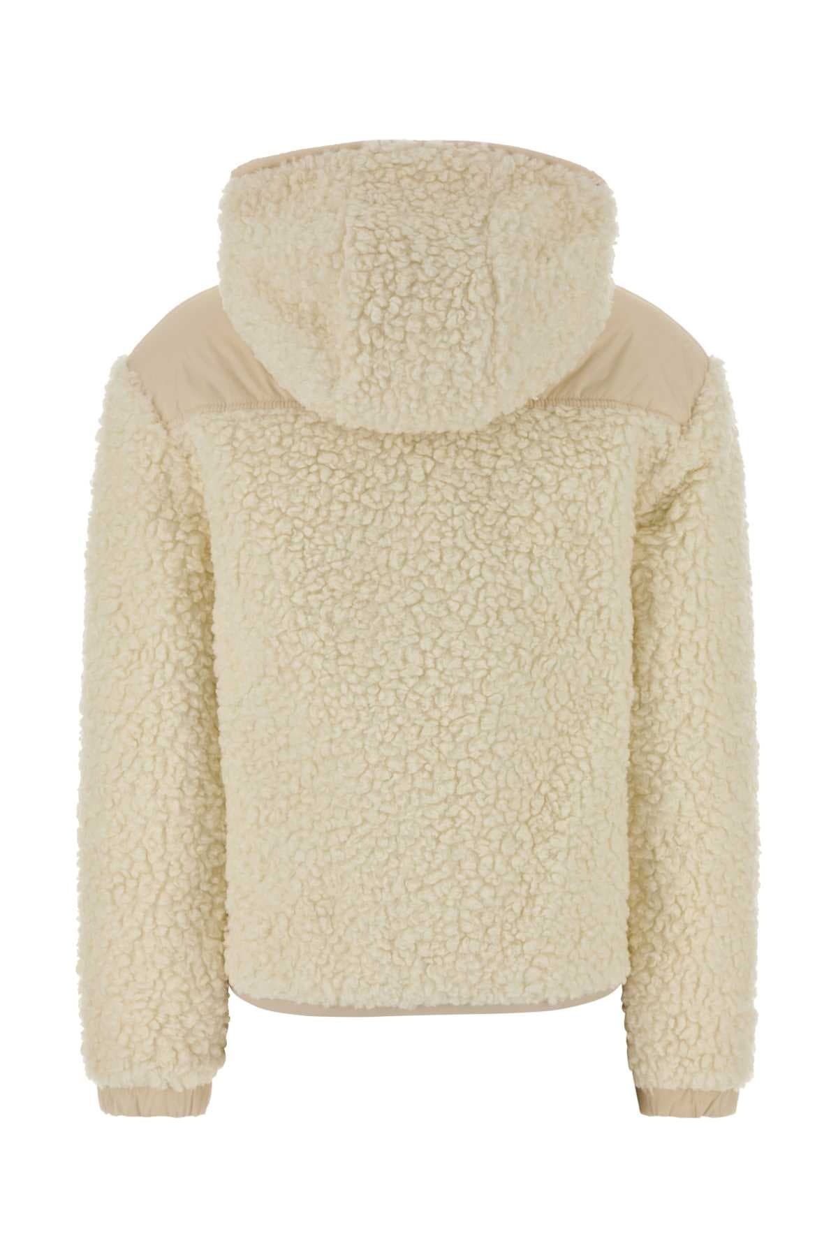 Ivory boucle reversible jacket - мініатюра 2