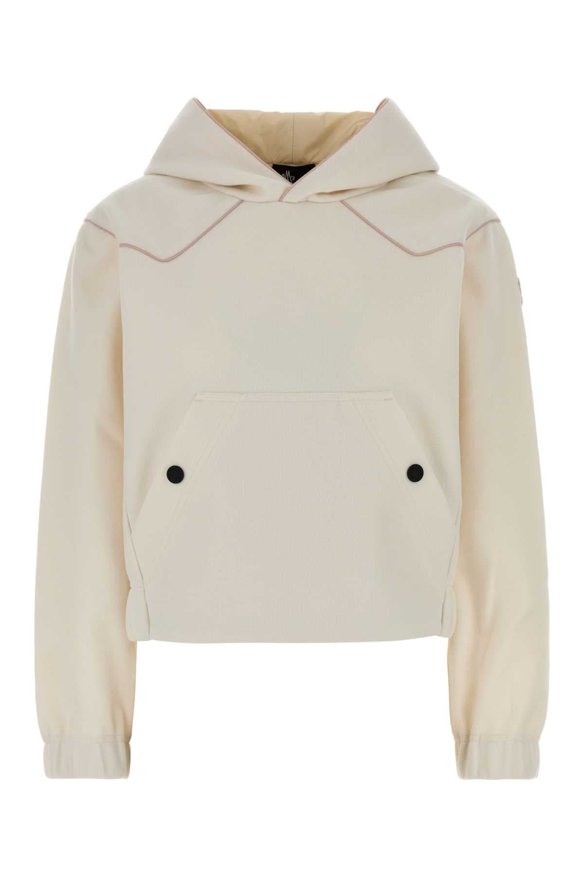 Ivory flannel sweatshirt