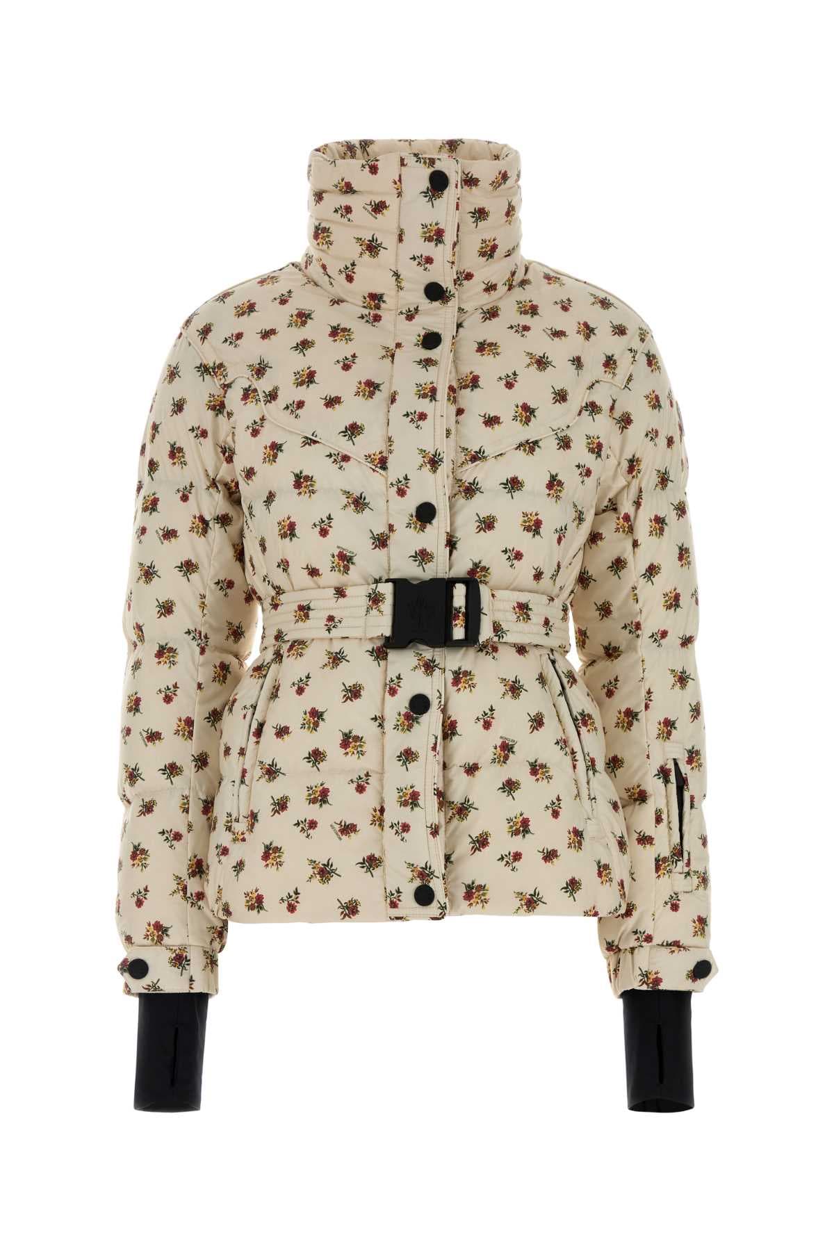 Printed nylon Karshi down jacket