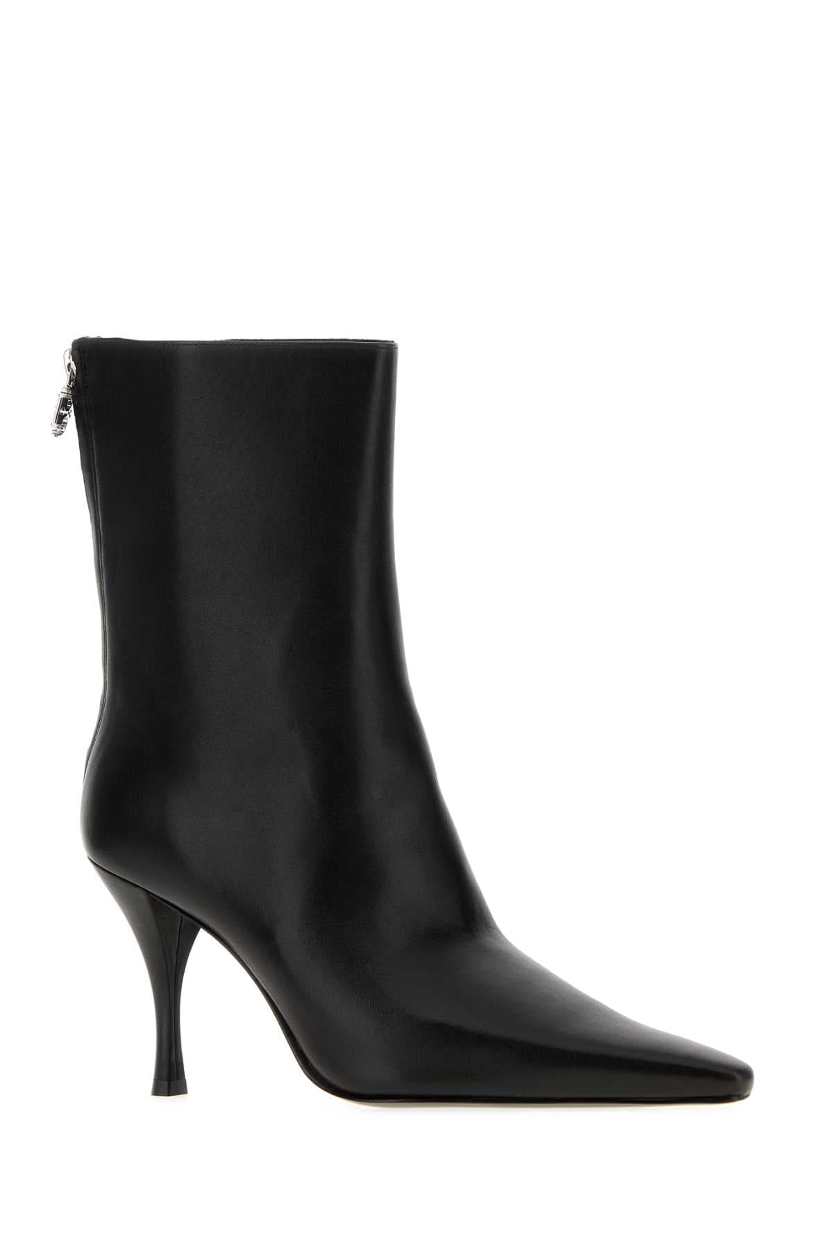 Black leather Charlie ankle boots - мініатюра 2