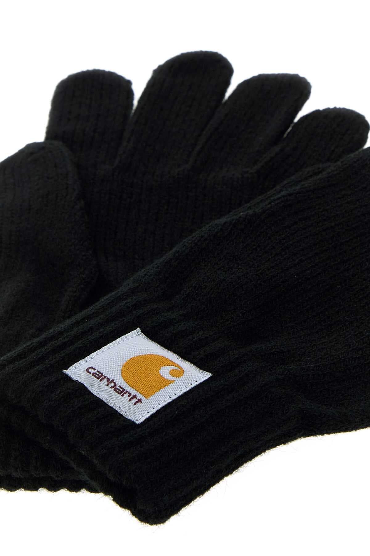 Black knit Watch Gloves - мініатюра 2